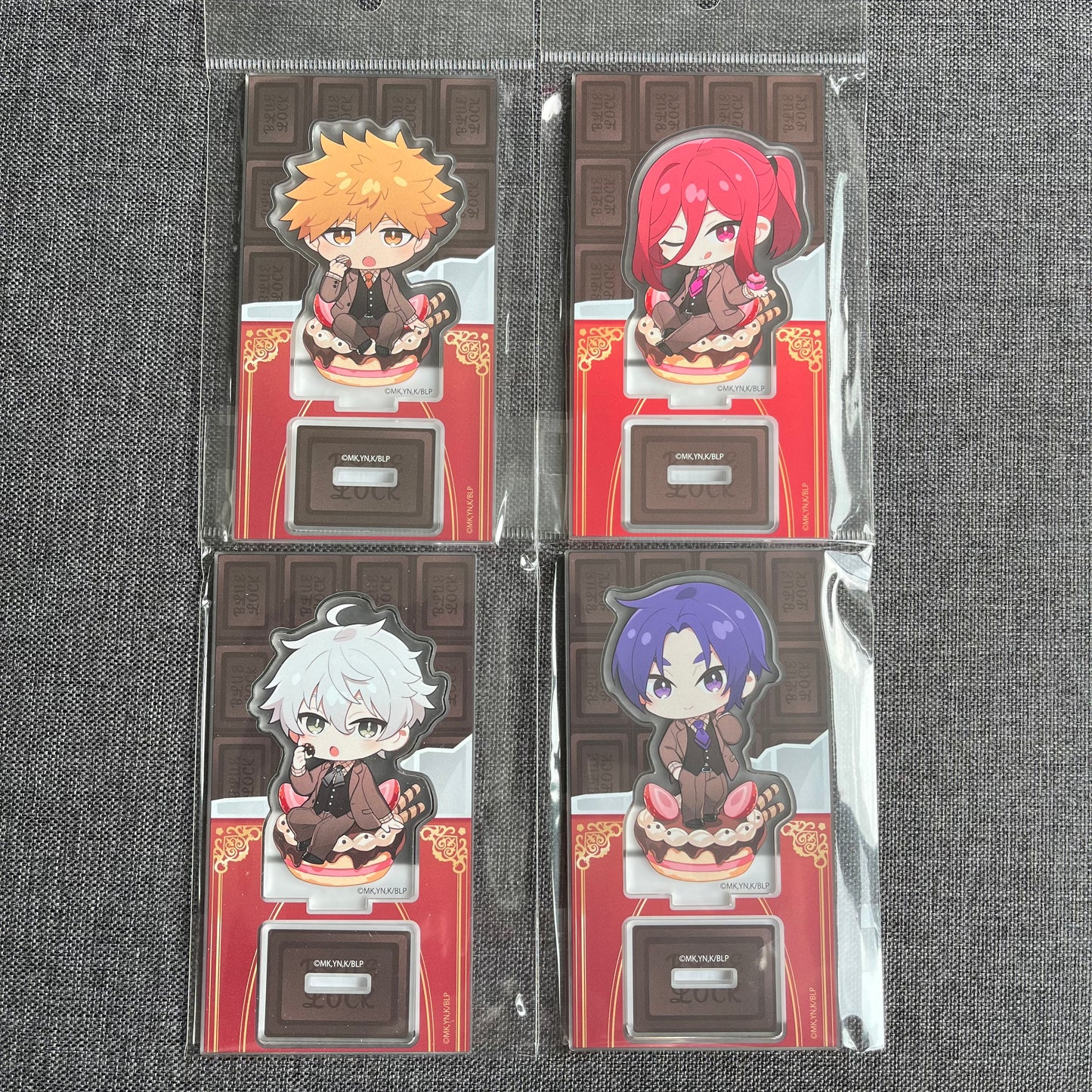 Blue Lock Chocolate Cake Acrylic Standees