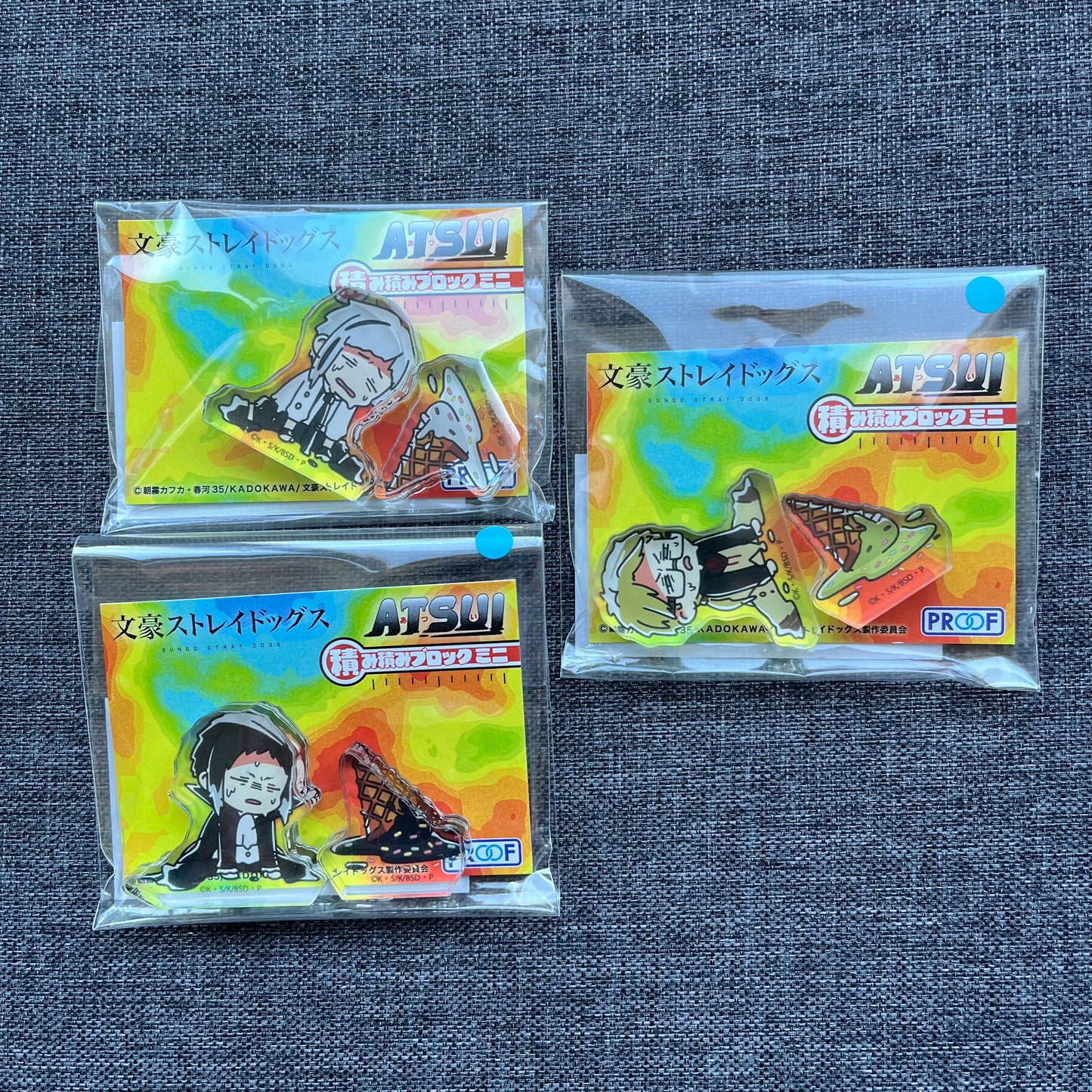 Bungou Stray Dogs Ice Cream Acrylic Block Standees