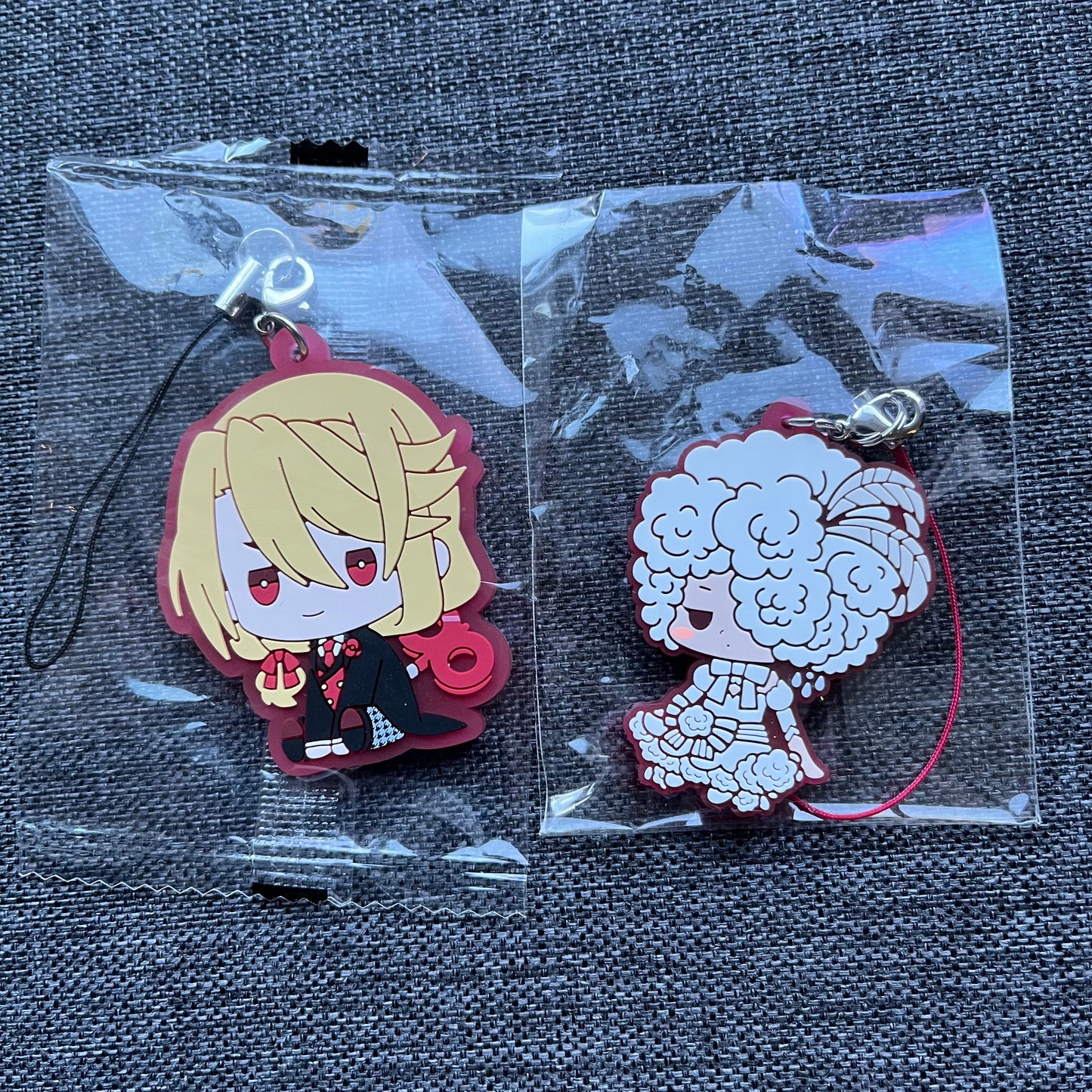 Black Butler Rubber Charms