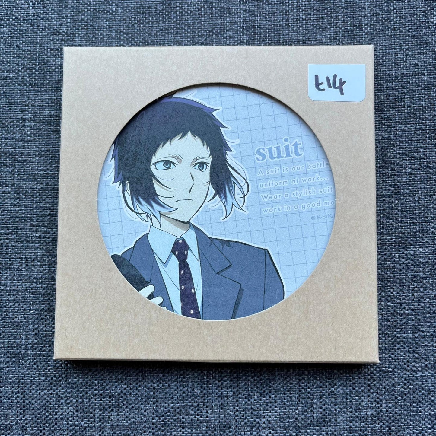 Bungou Stray Dogs Akutagawa Business Trip/Suit Ceramic Coaster