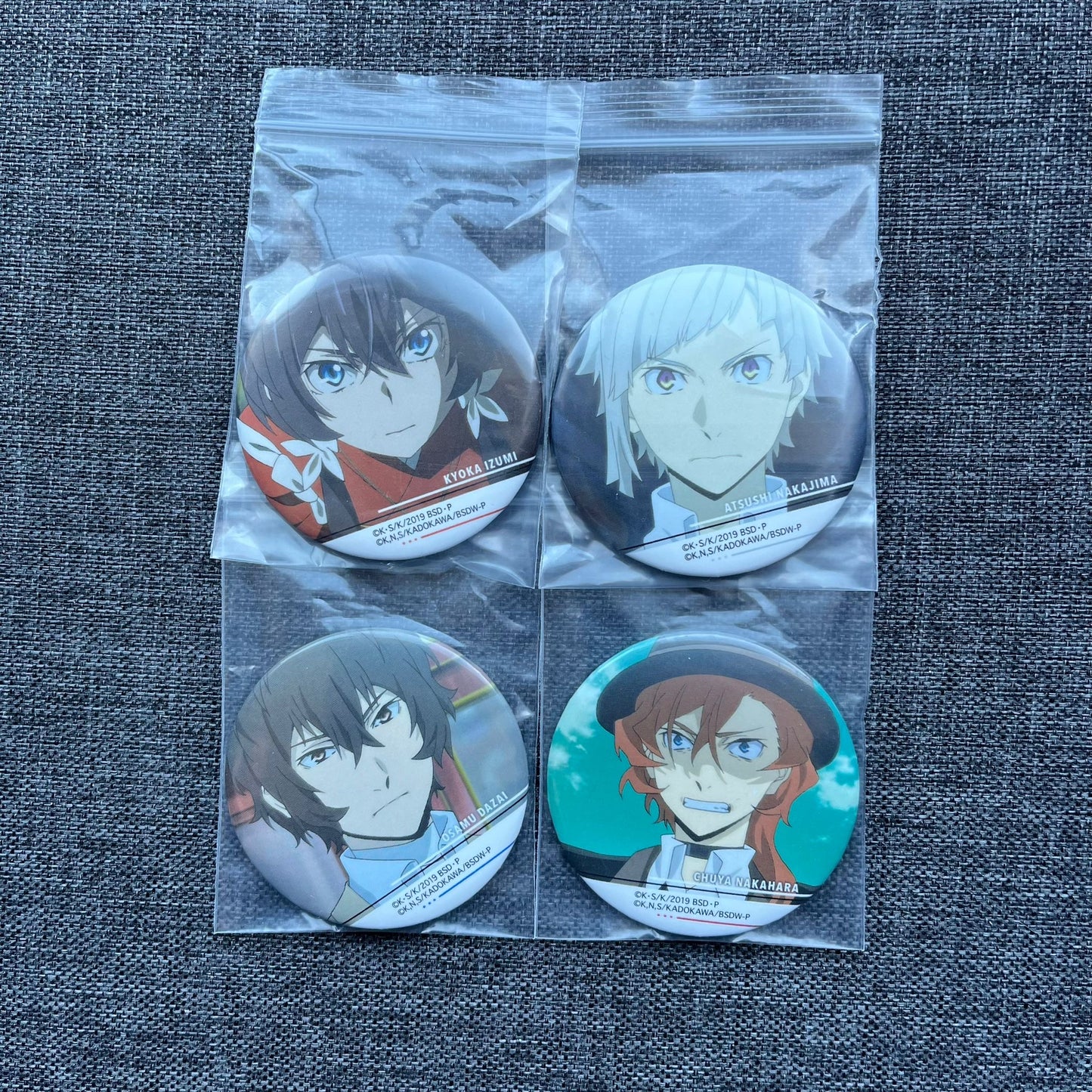 Bungou Stray Dogs Badges