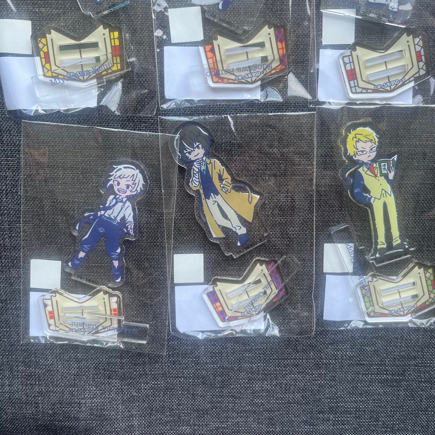 Bungou Stray Dogs Armed Detective Agency Retro Style Acrylic Standees
