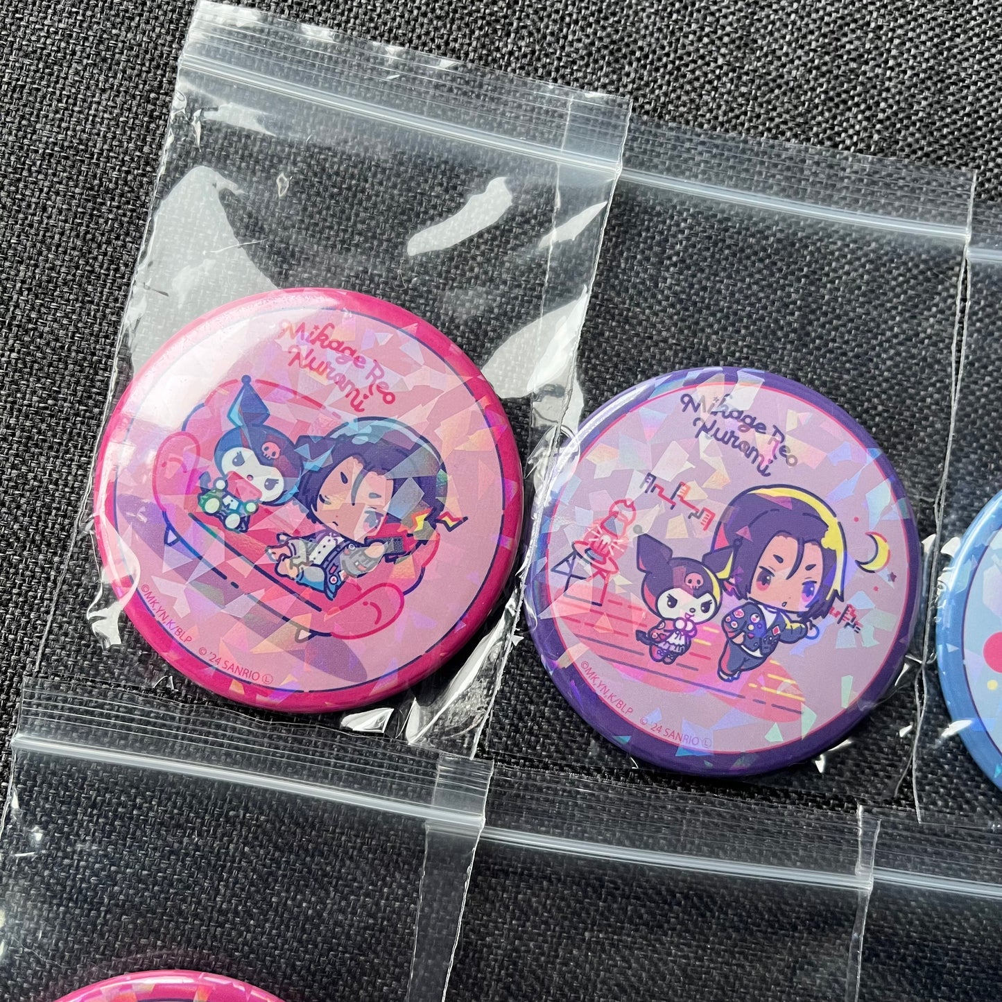Blue Lock x Sanrio Holographic Badges