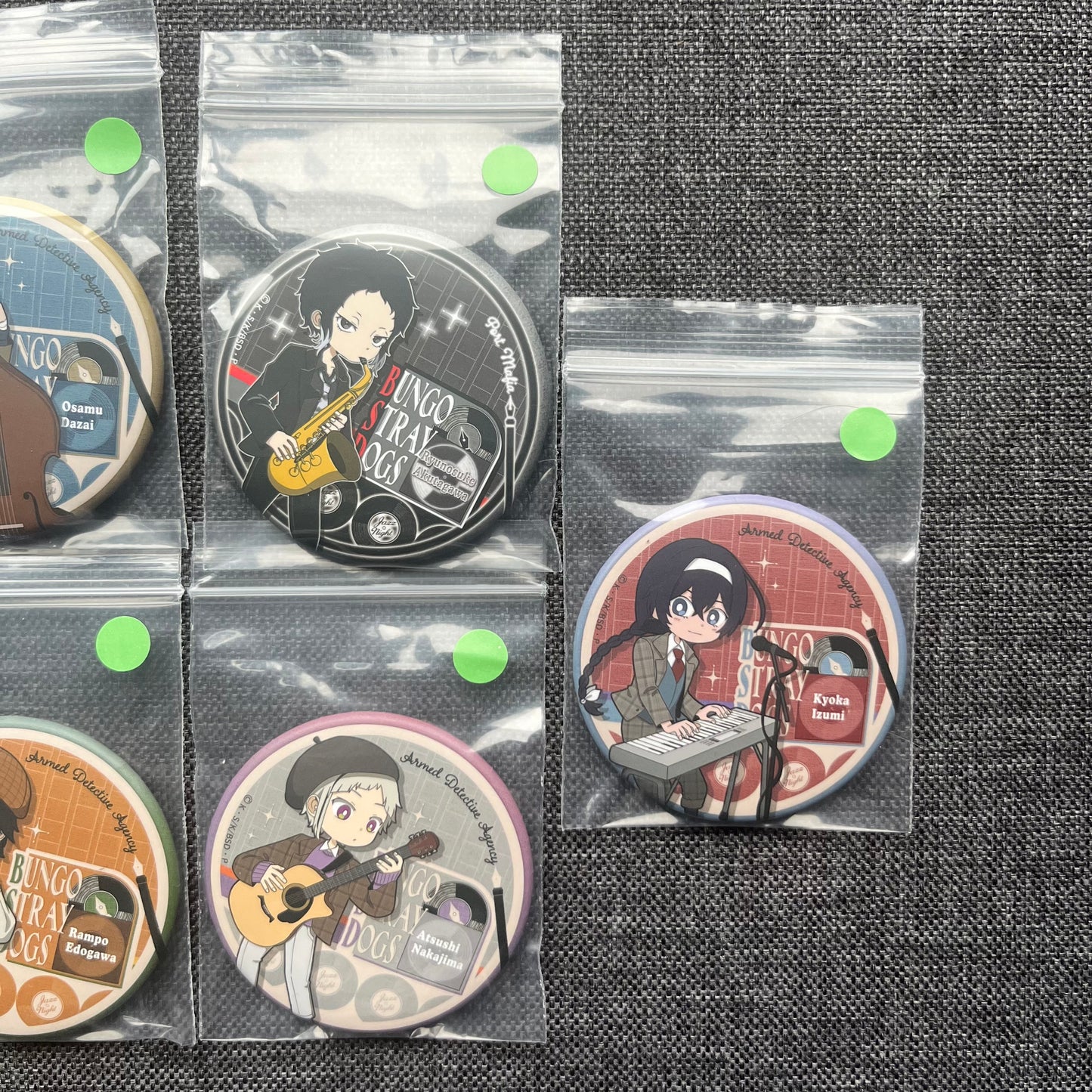 Bungou Stray Dogs Jazz Music Badges