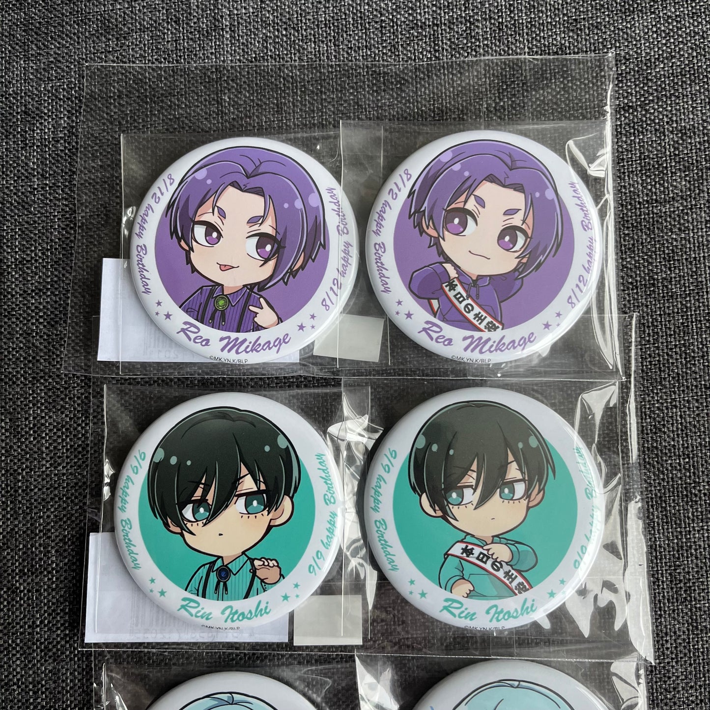 Blue Lock Birthday Badge Sets