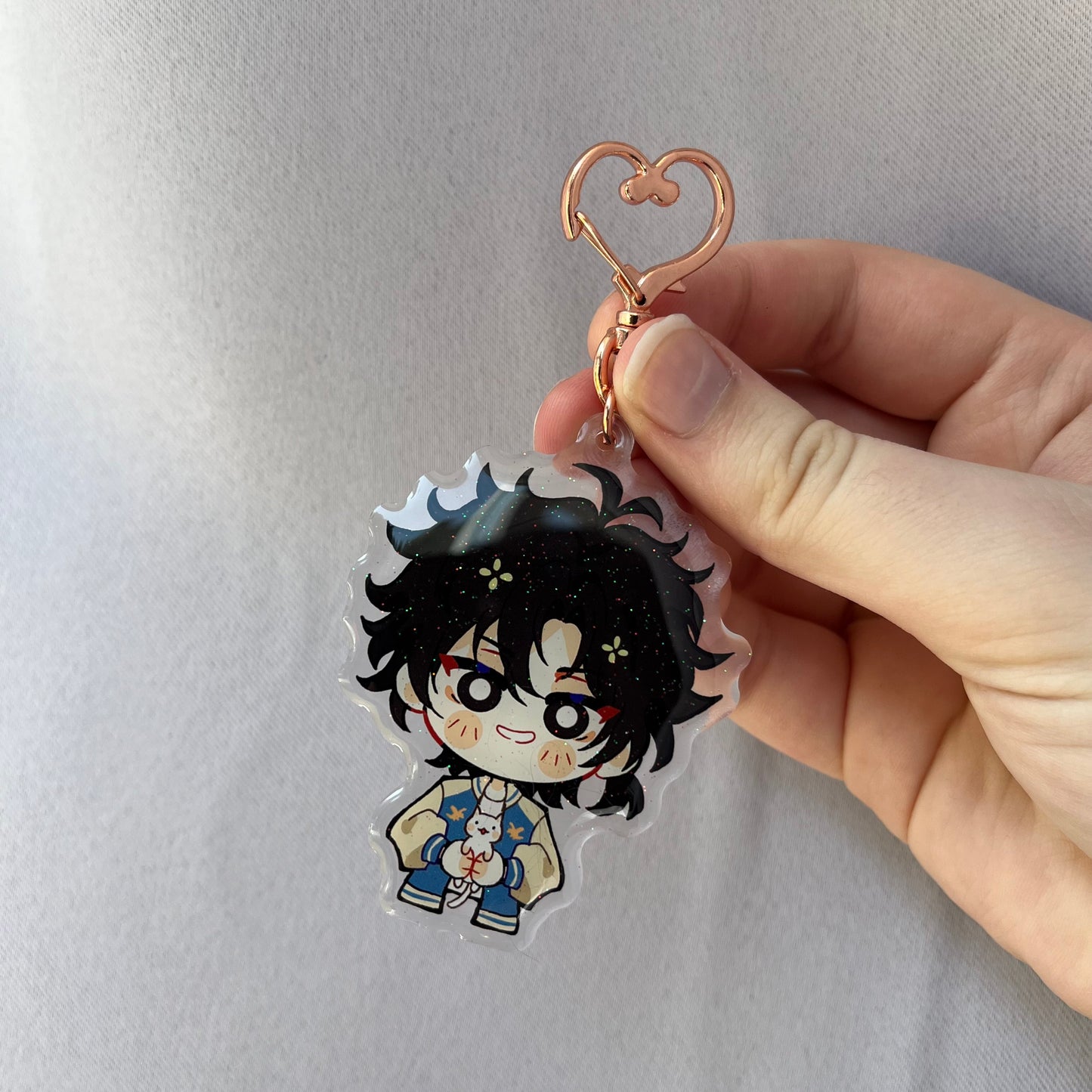 Link Click Cat Companion Acrylic Charms Fanmade