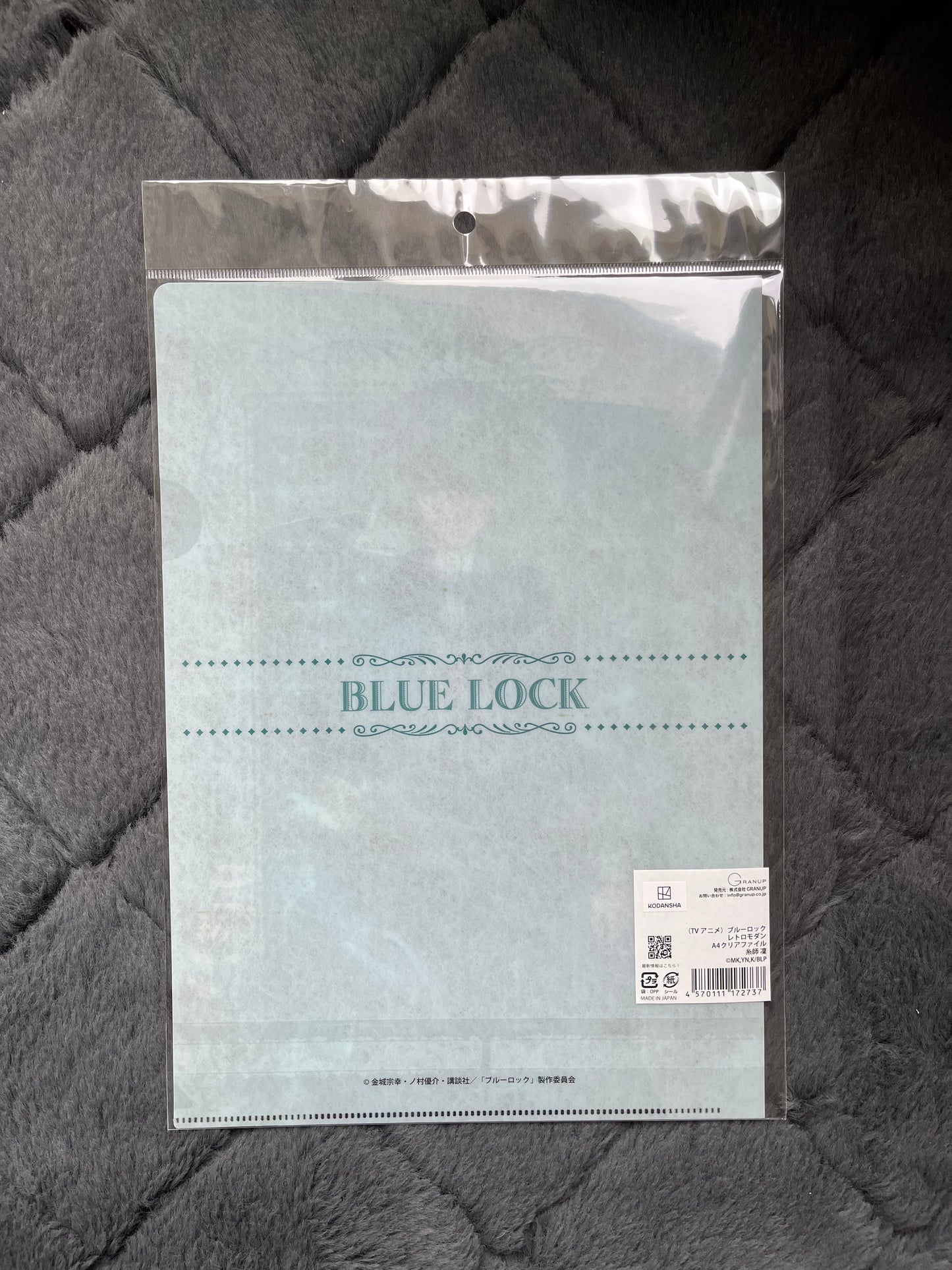 Blue Lock Rin A4 Clear File