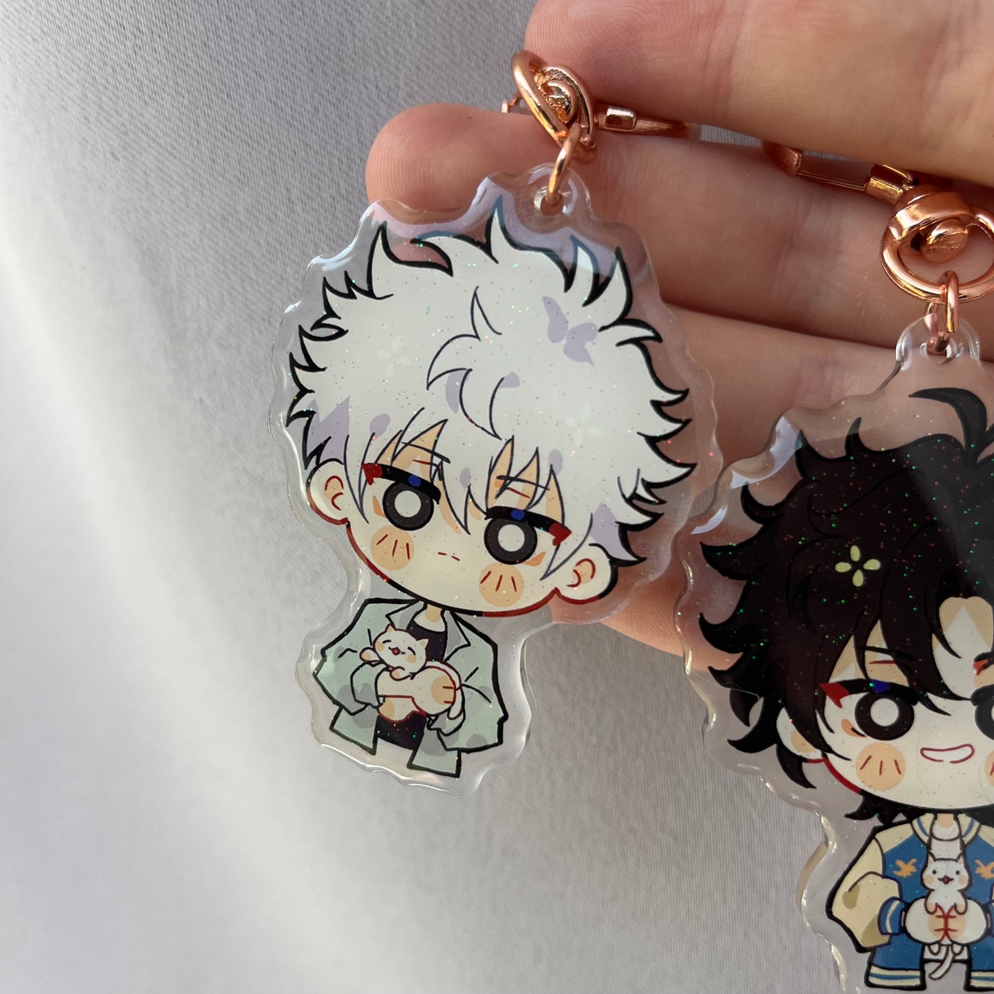 Link Click Cat Companion Acrylic Charms Fanmade