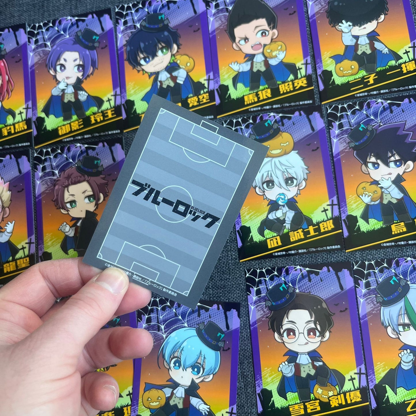 Blue Lock Vampire Halloween Mini Art Cards