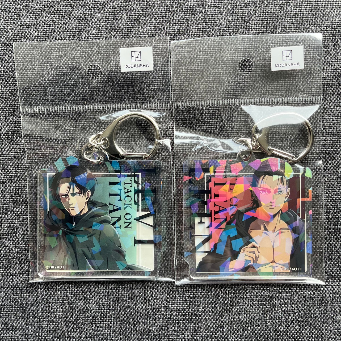 Attack On Titan Holographic Acrylic Charms