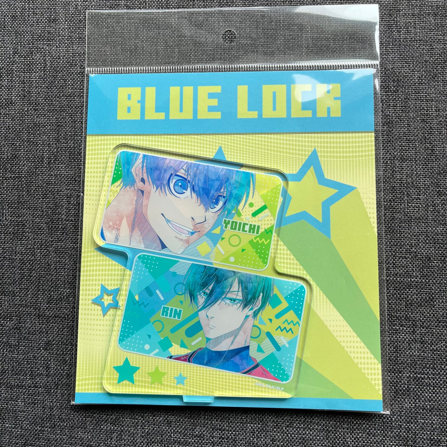 Blue Lock Isagi Rin Colourful Scene Acrylic Standee