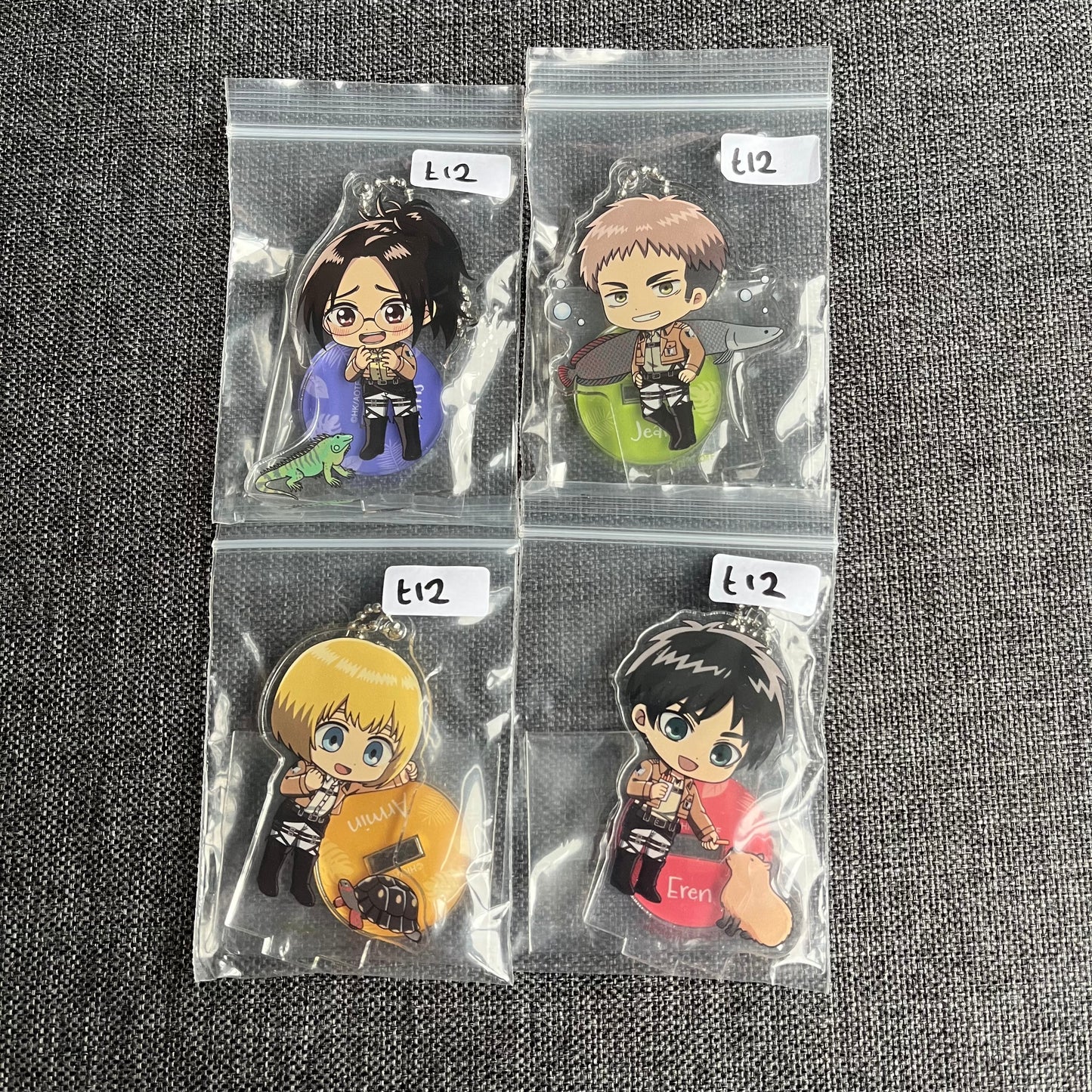 Attack On Titan Animal Acrylic Charm Standees