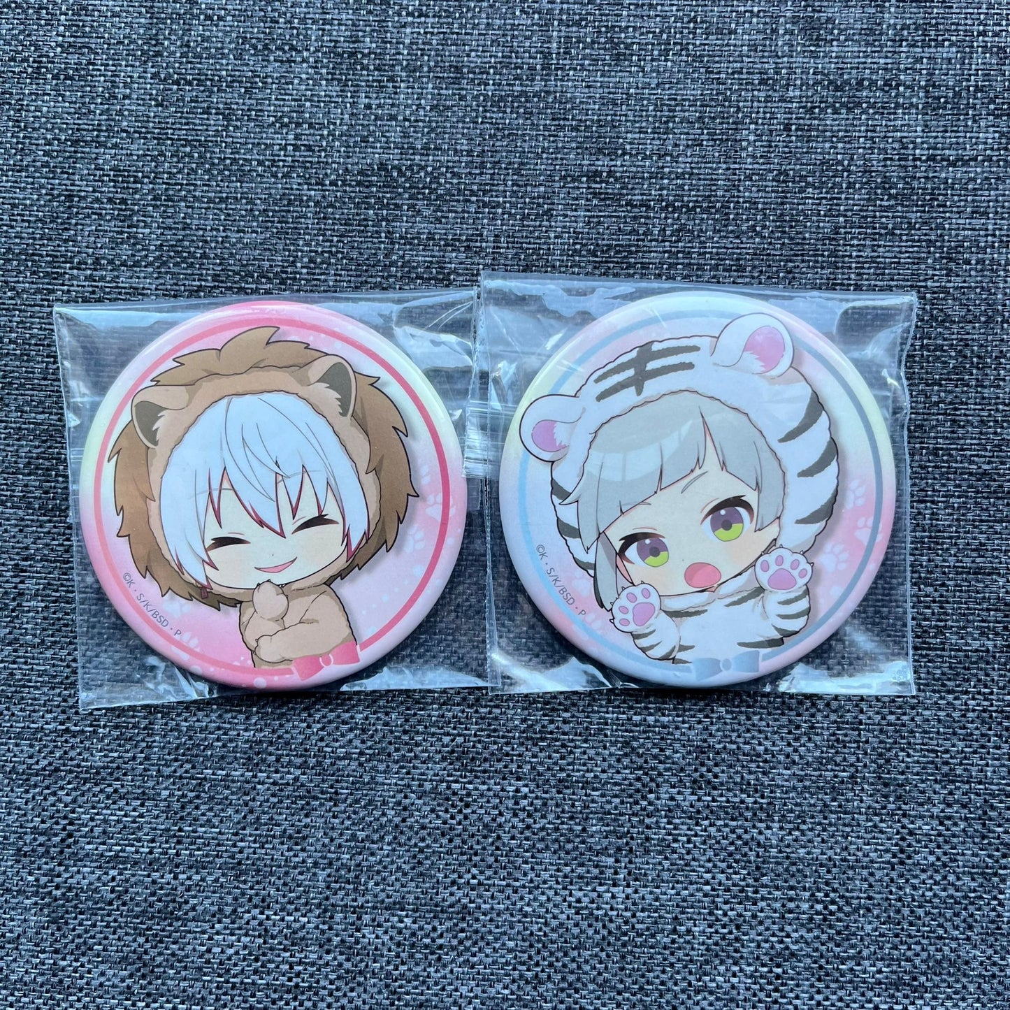 Bungou Stray Dogs Animal Onesie Badges