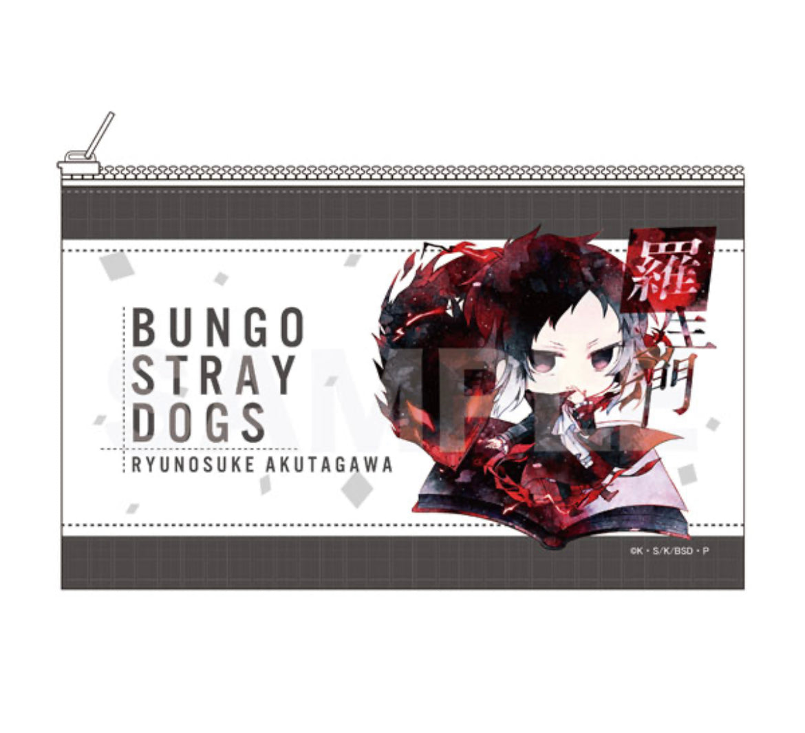 Bungou Stray Dogs Clear Zip Pouch Akutagawa