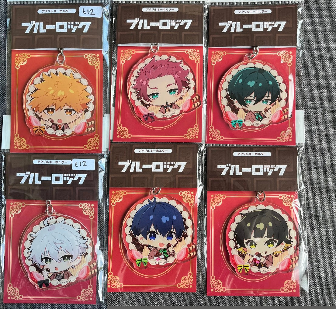 Blue Lock Chocolate Cake Acrylic Charms