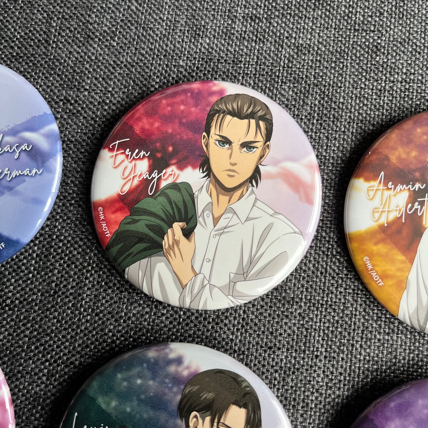 Attack On Titan 10th Anniversary Attack Fes Badges