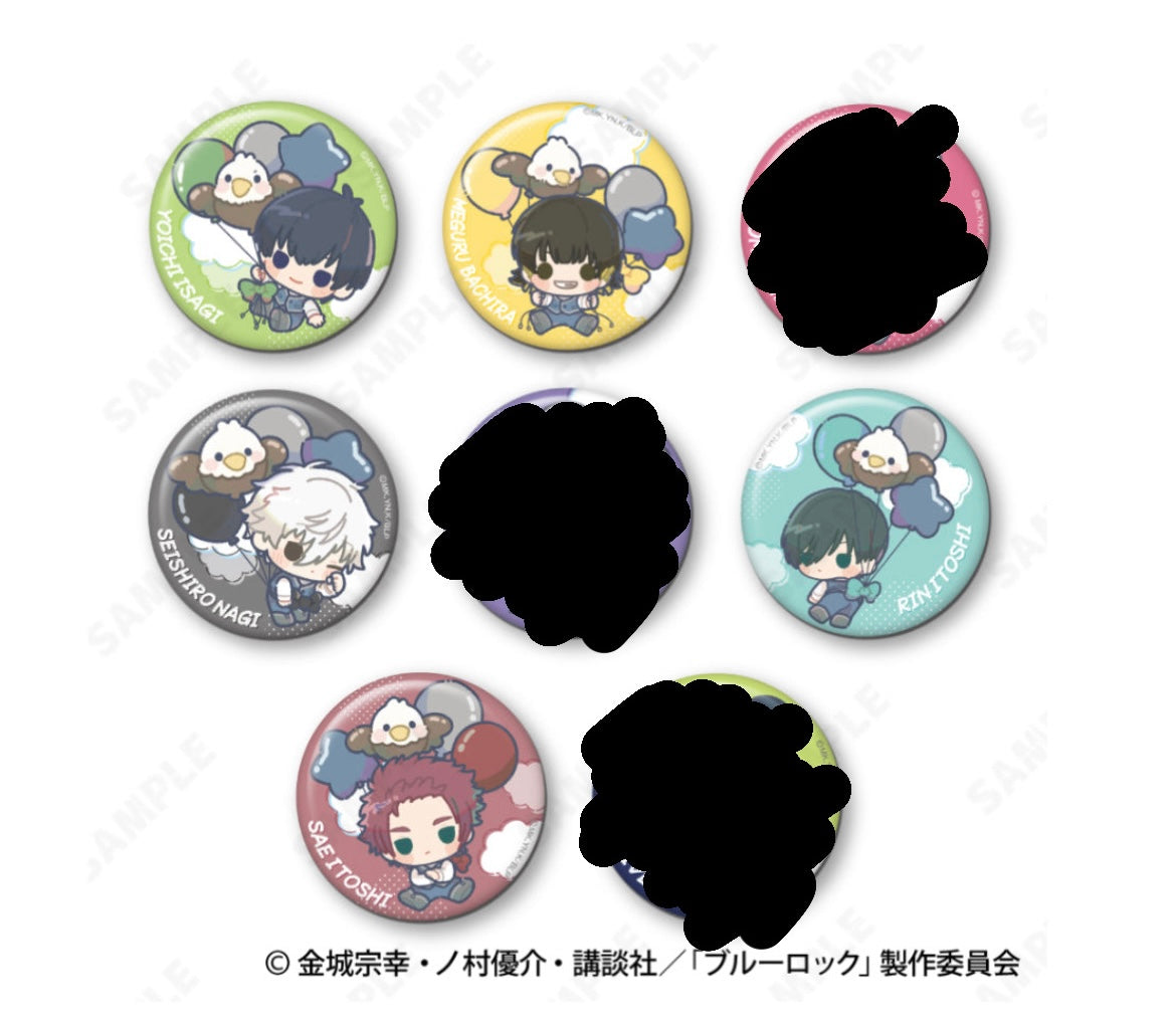 Blue Lock Balloon Eagle / Hawk Badges