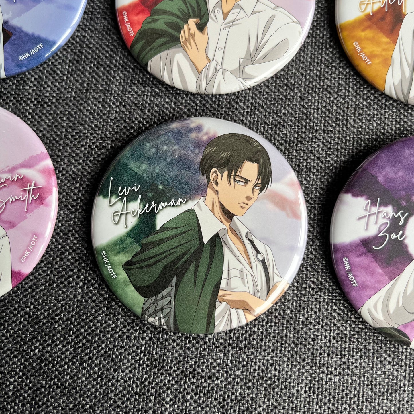 Attack On Titan 10th Anniversary Attack Fes Badges