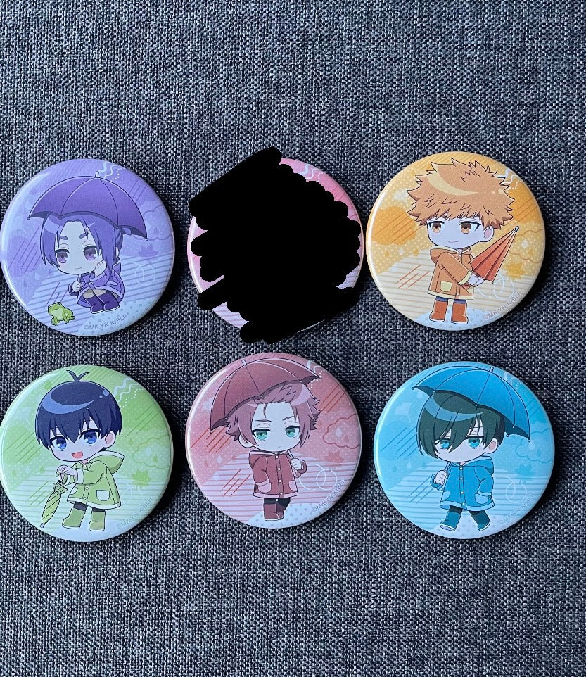 Blue Lock ‘Rainy Day / Umbrella’ Badges