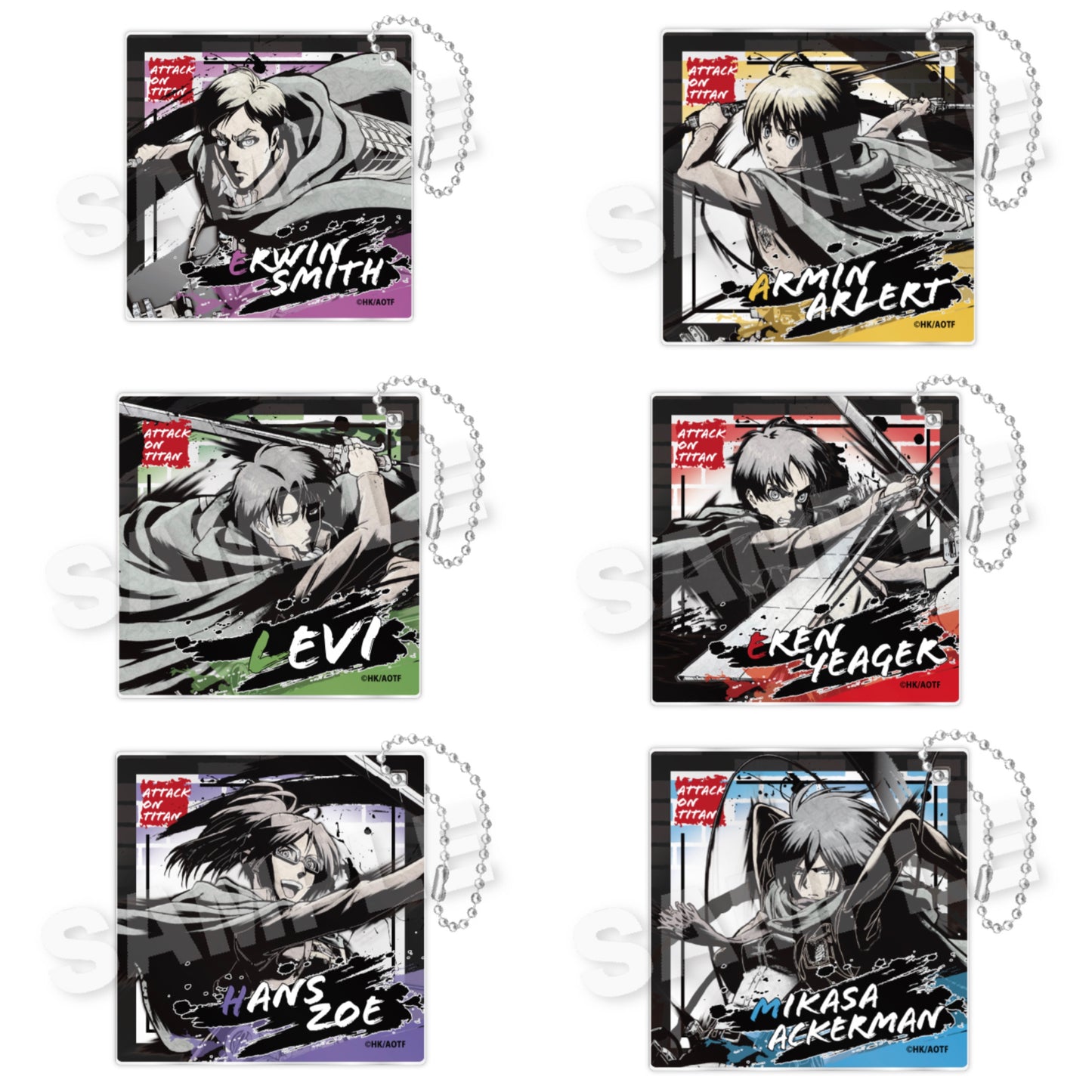 Attack On Titan Charms
