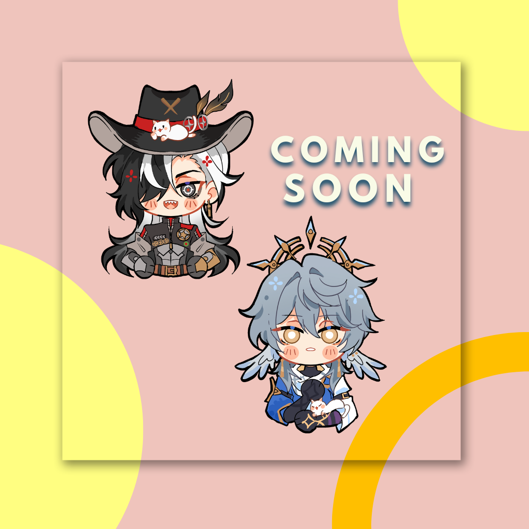 PREORDER Honkai Star Rail Cat Companion Acrylic Charms (Boothill & Sunday)