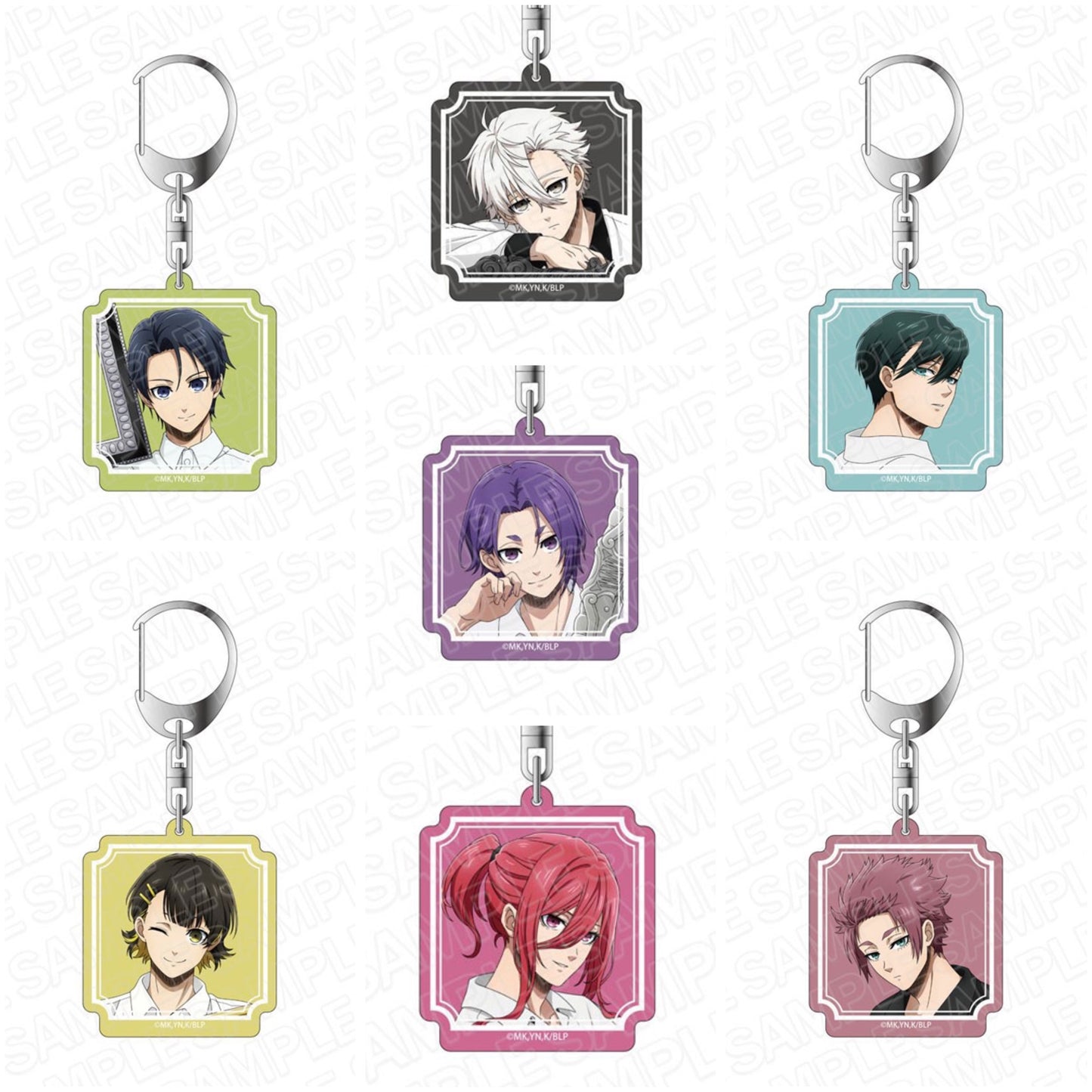 Blue Lock Acrylic Charms (Frame Series)