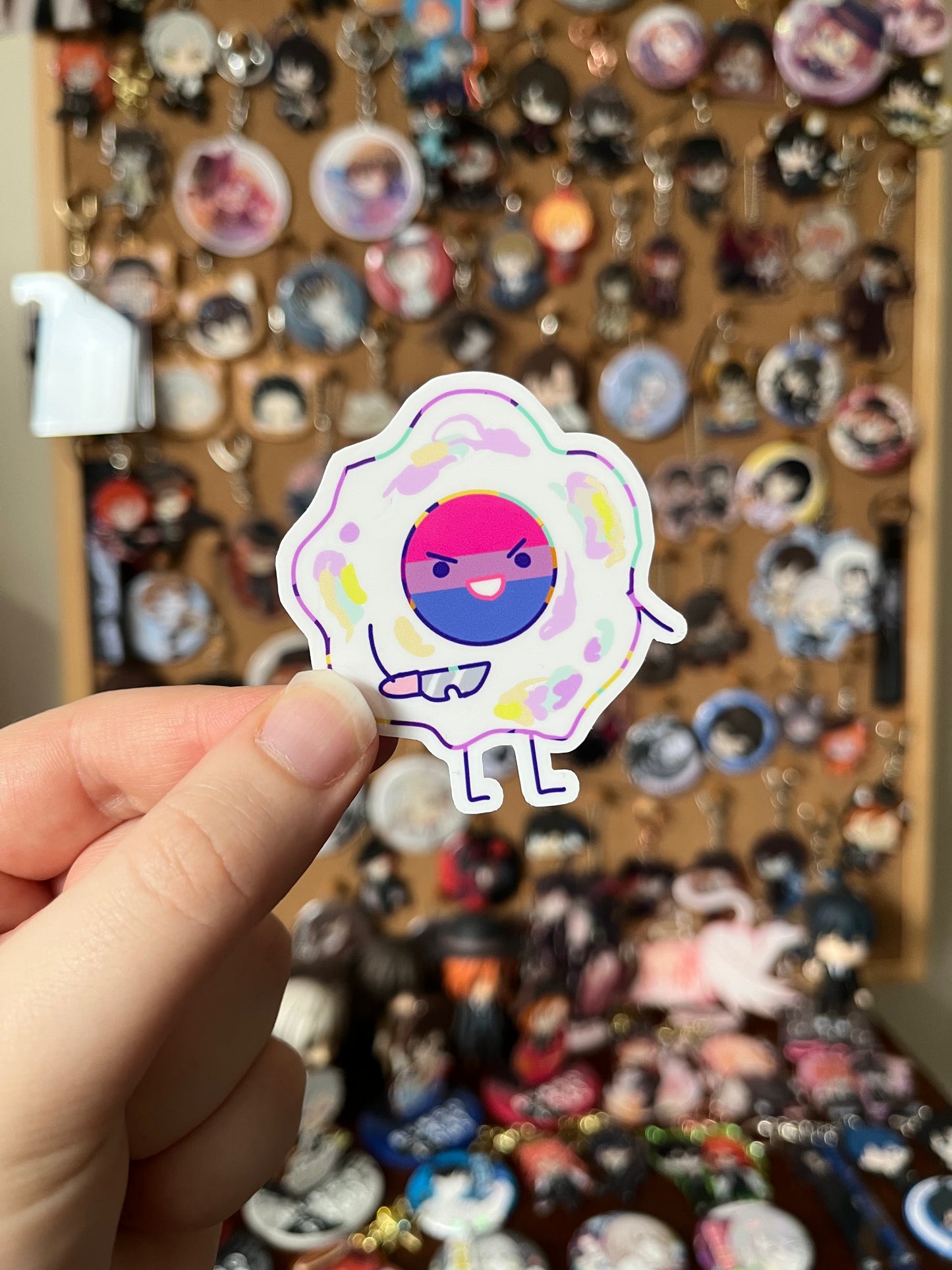 Pride Angry Egg Stickers