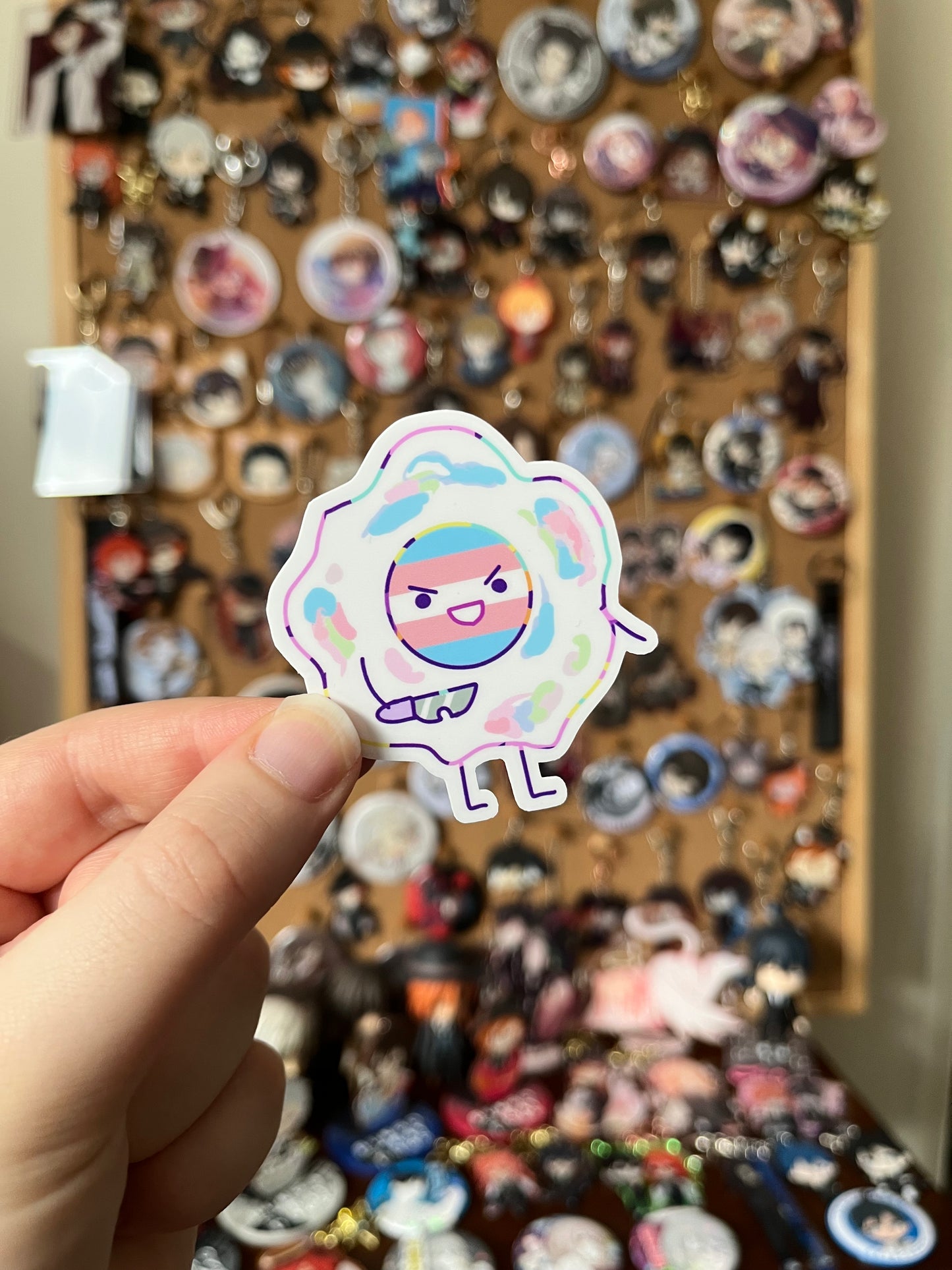 Pride Angry Egg Stickers