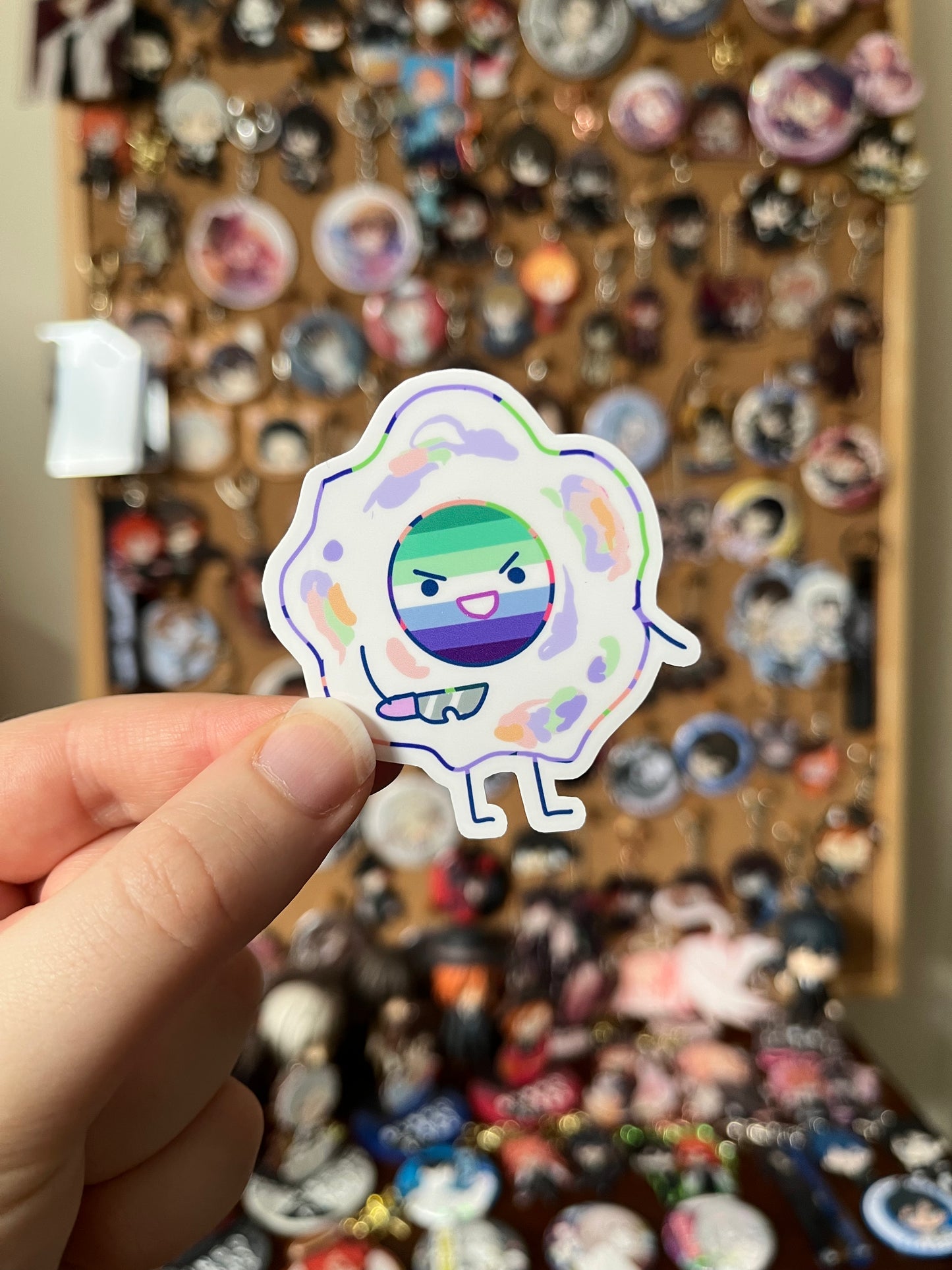 Pride Angry Egg Stickers