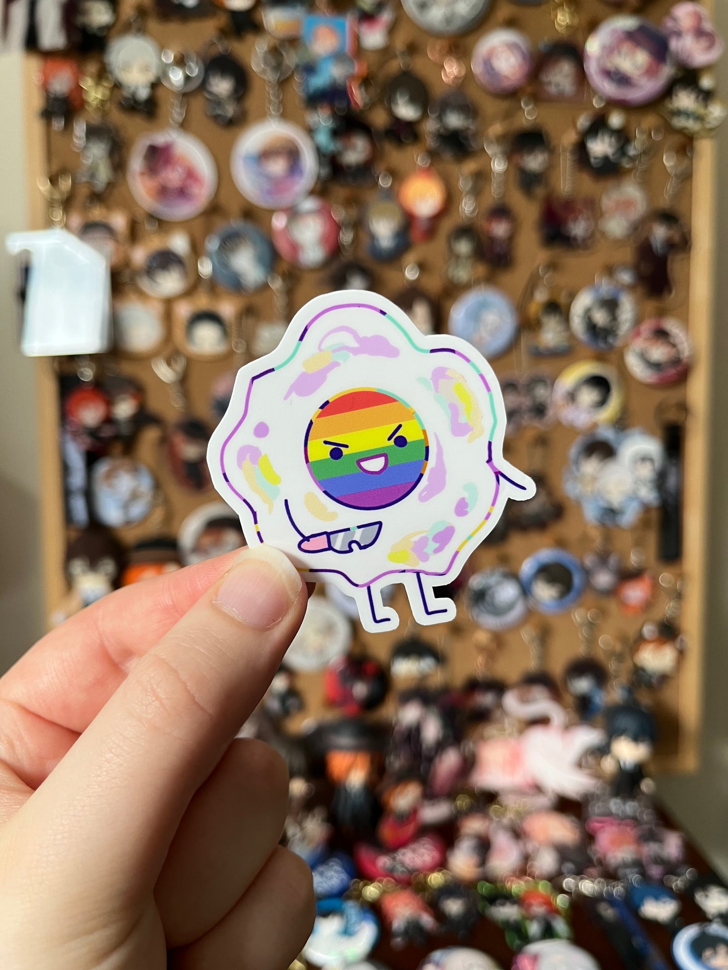 Pride Angry Egg Stickers