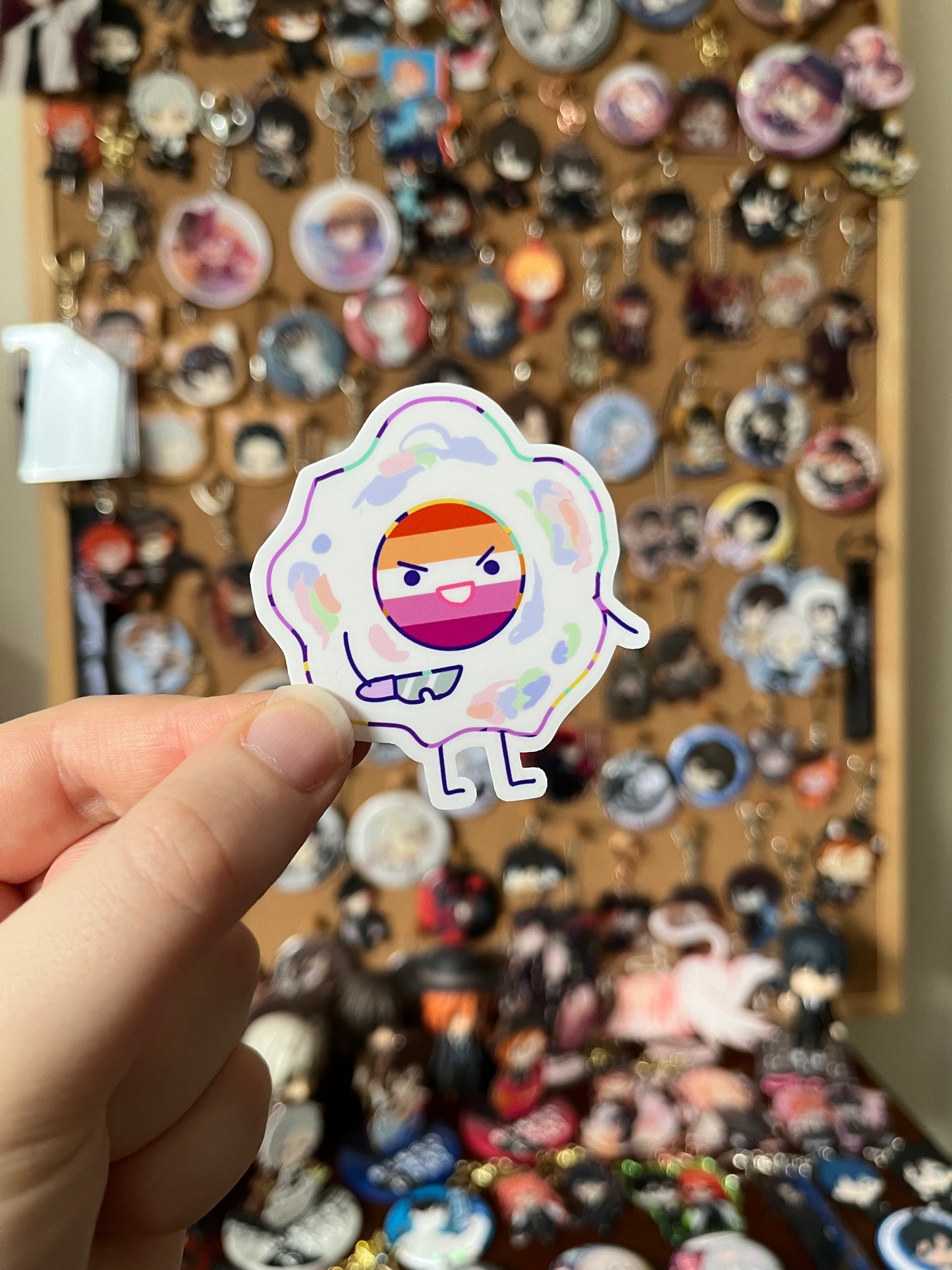 Pride Angry Egg Stickers