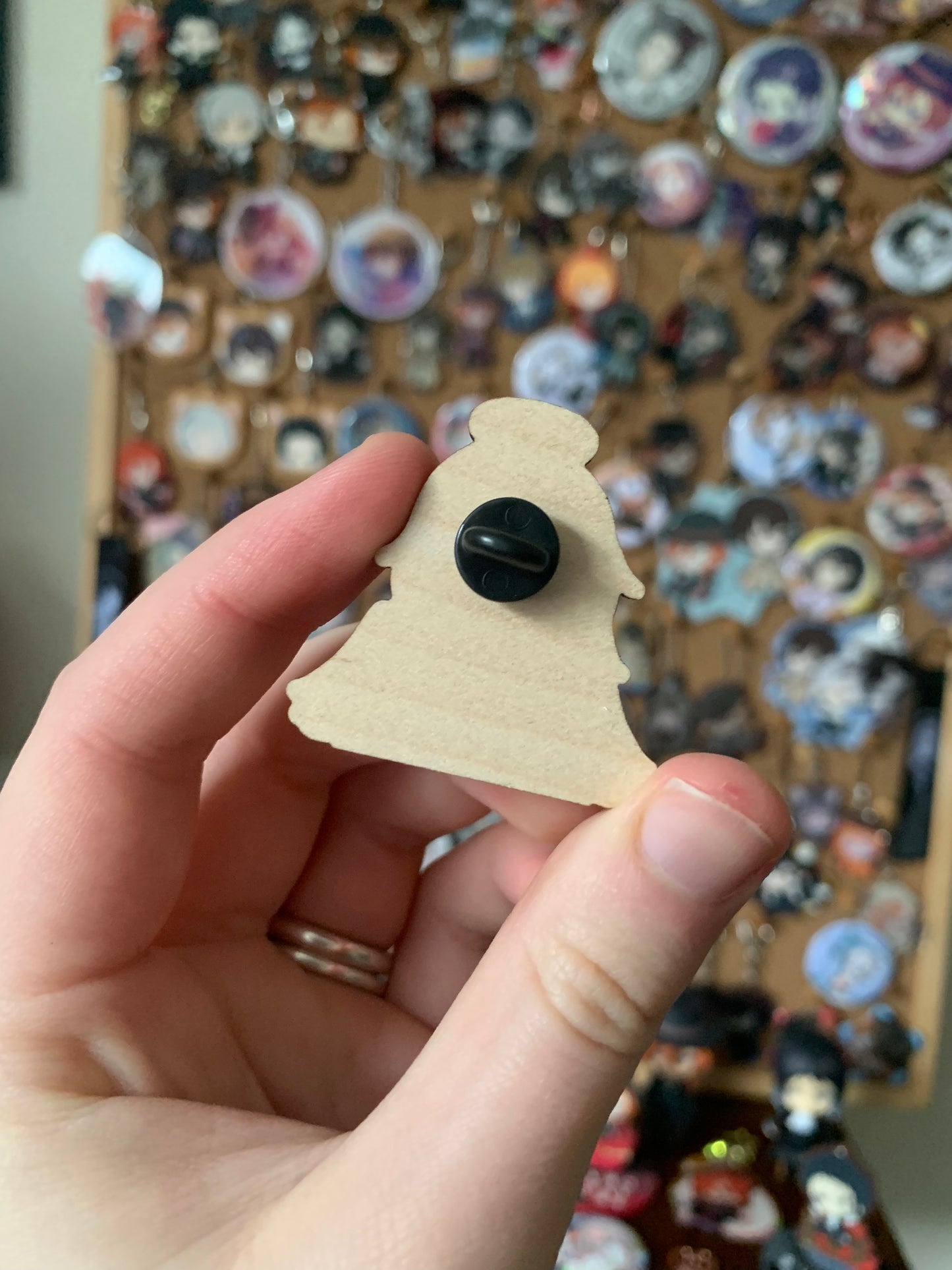 Chainsaw Man Angel Devil Wooden Pin Fanmade