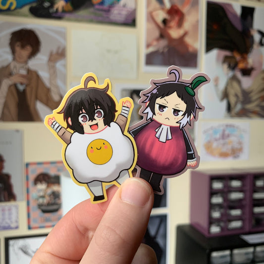Bungou Stray Dogs Food Stickers Eggzai Figawa Fanmade