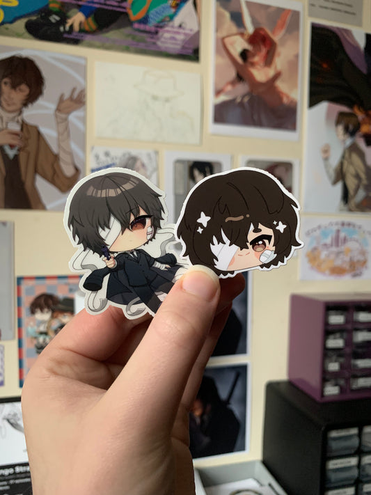 Port Mafia Dazai Stickers Bungou Stray Dogs Fanmade