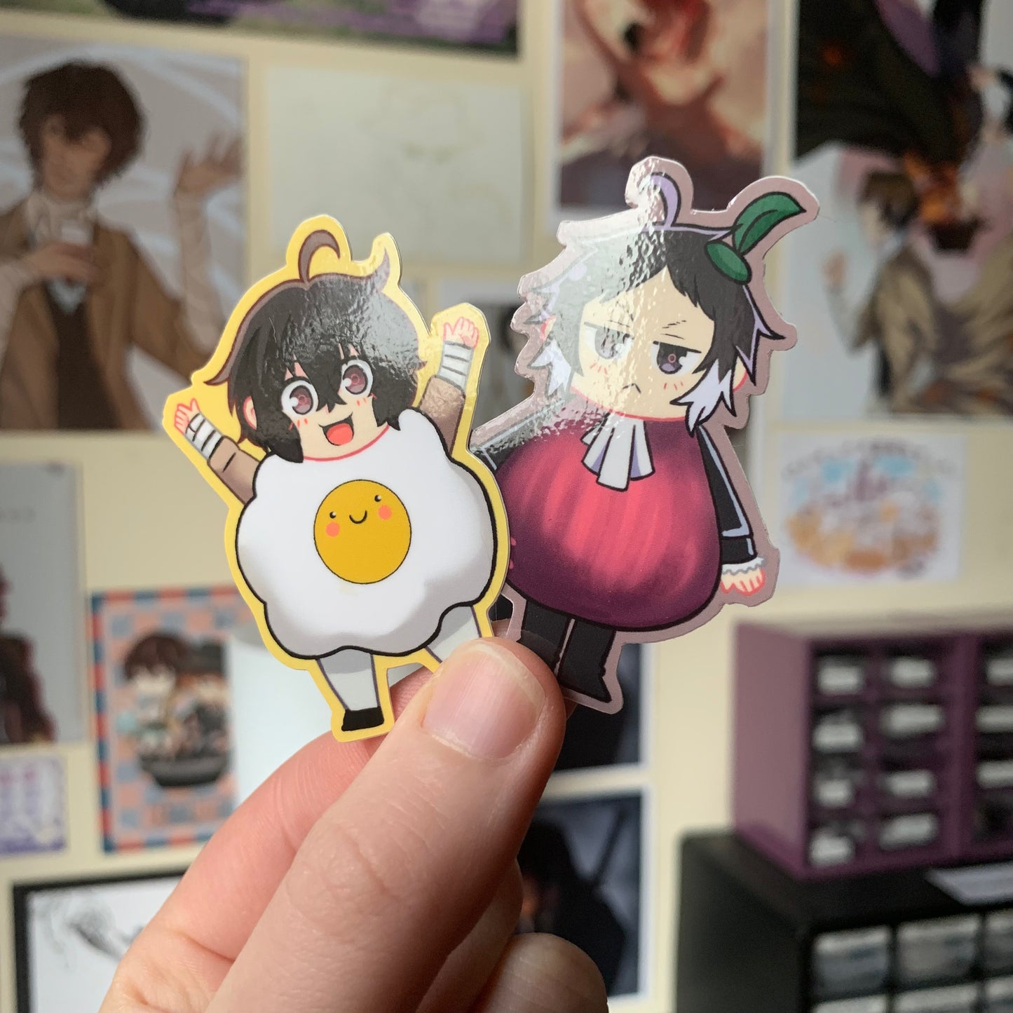 Bungou Stray Dogs Food Stickers Eggzai Figawa Fanmade