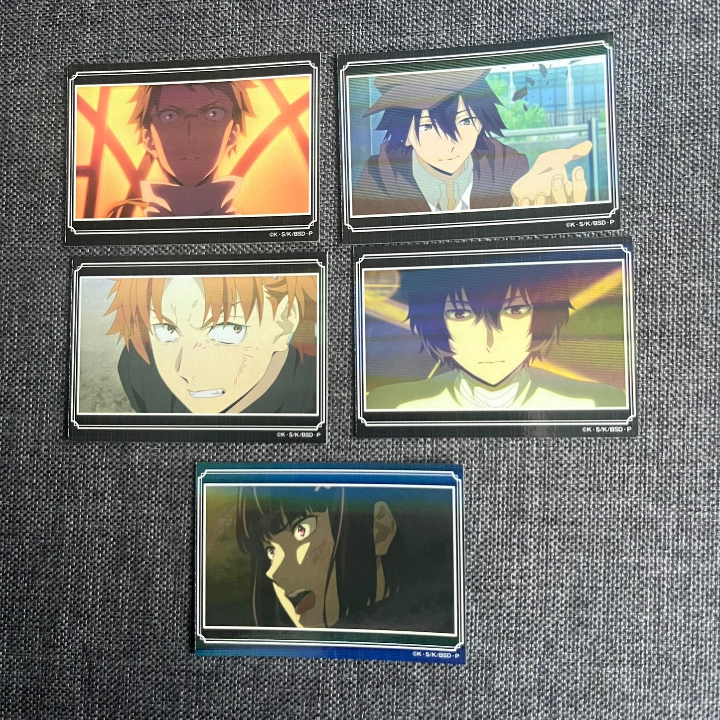 Bungou Stray Dogs Holographic Stickers