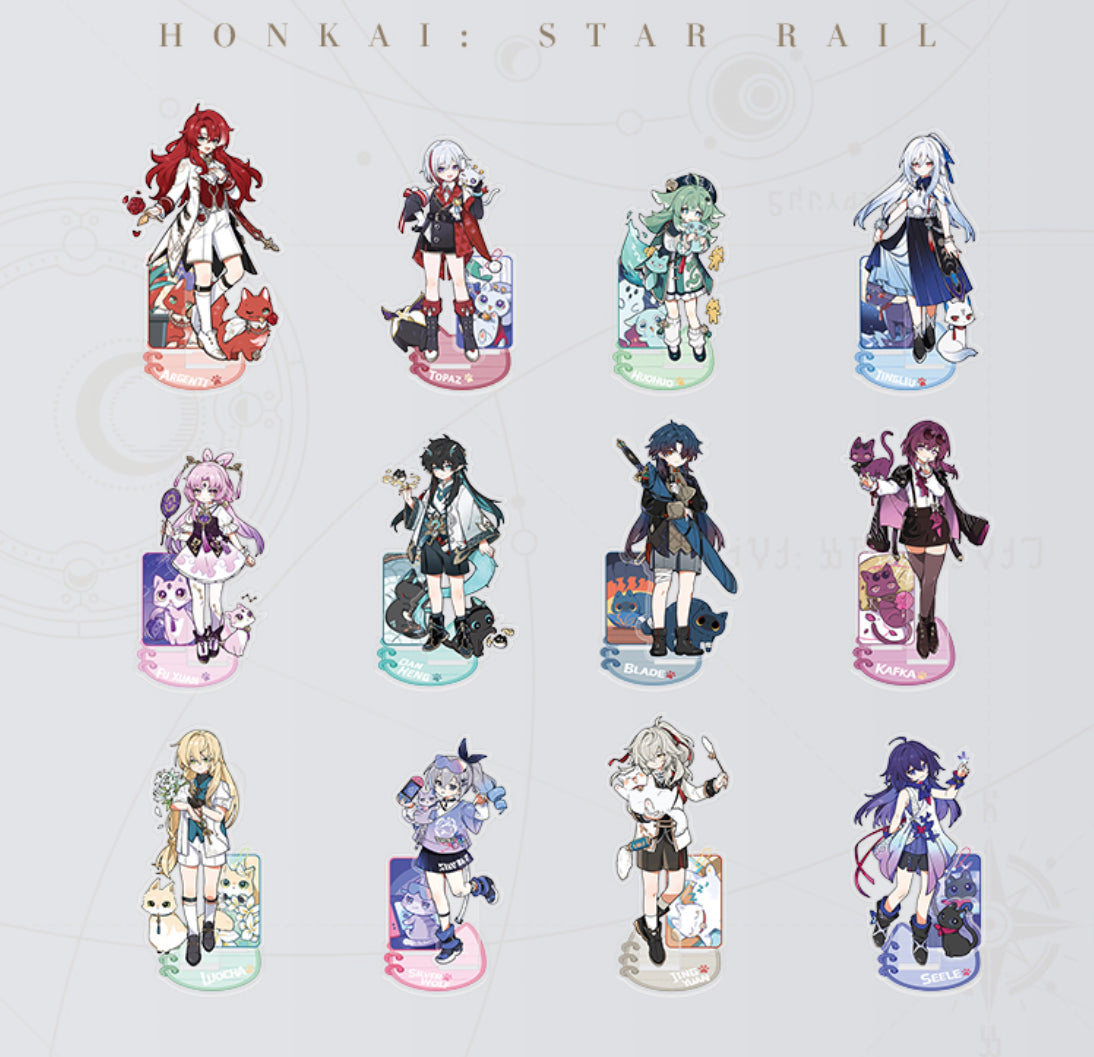 PREORDER Honkai Star Rail Cat Acrylic Standees