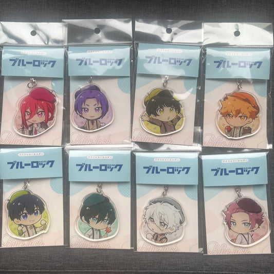 Blue Lock Beret Acrylic Charms