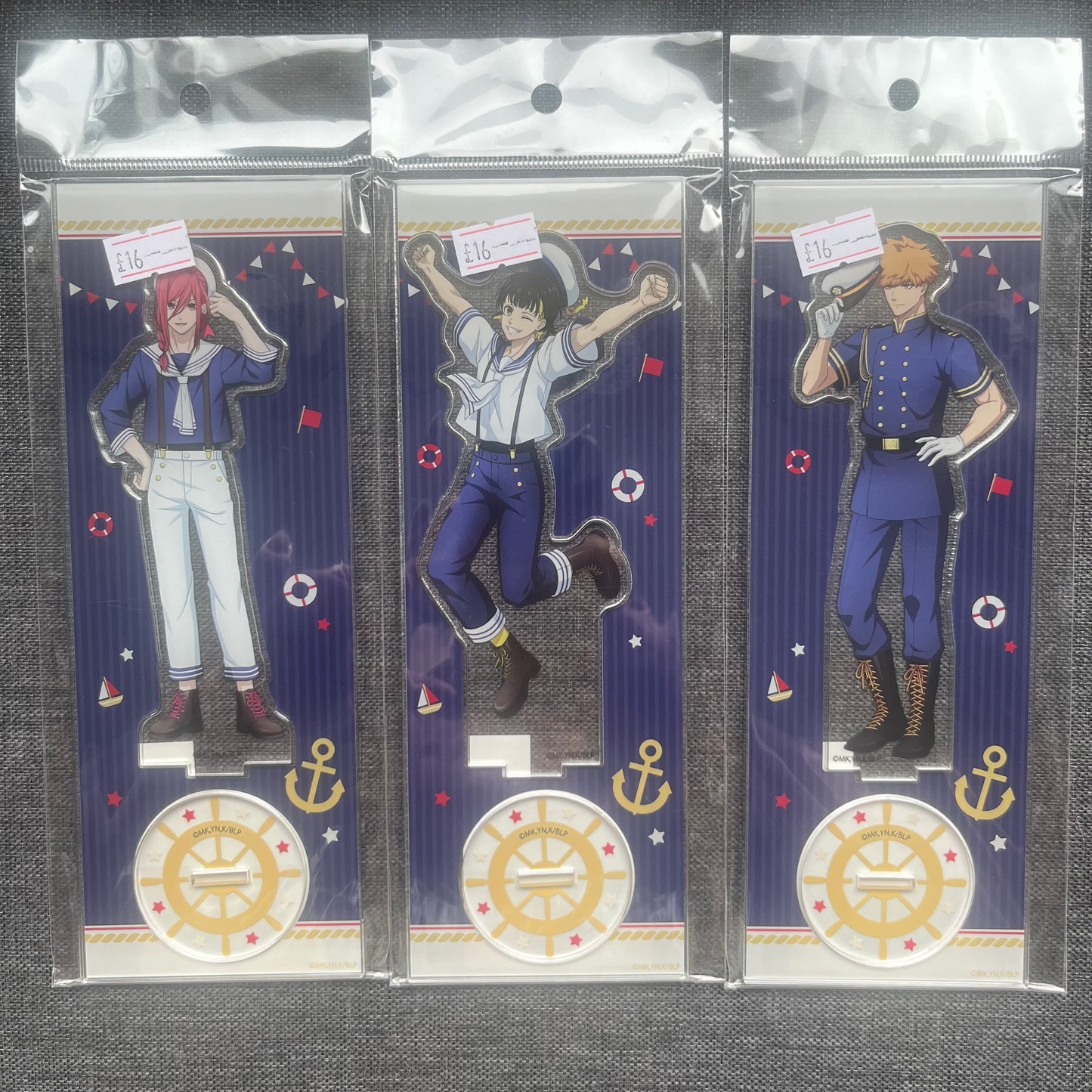 Blue Lock Marine Acrylic Standees