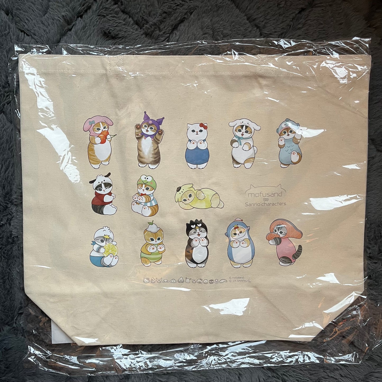 Mofusand x Sanrio Large Tote Bag