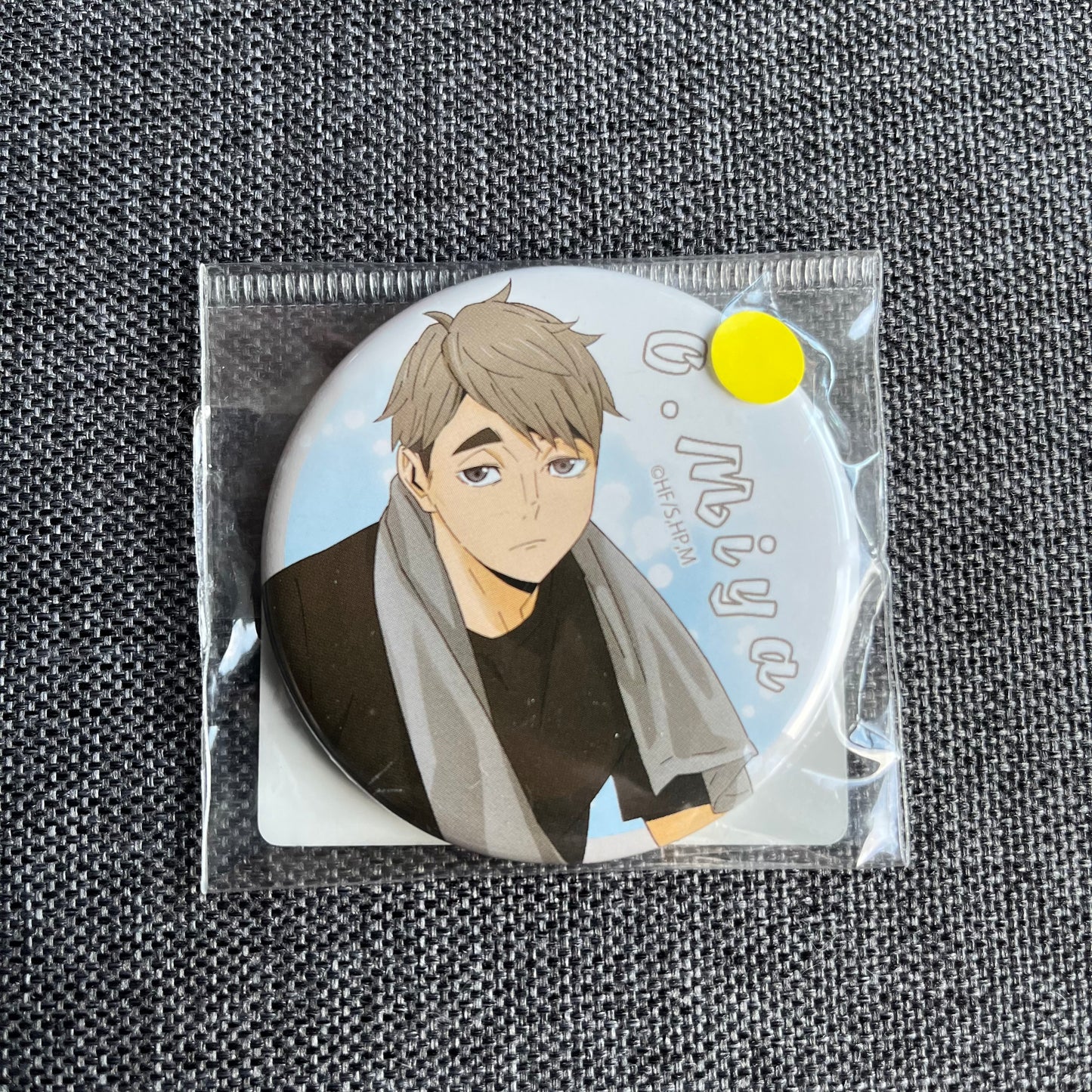 Haikyuu Osamu Miyu Badge