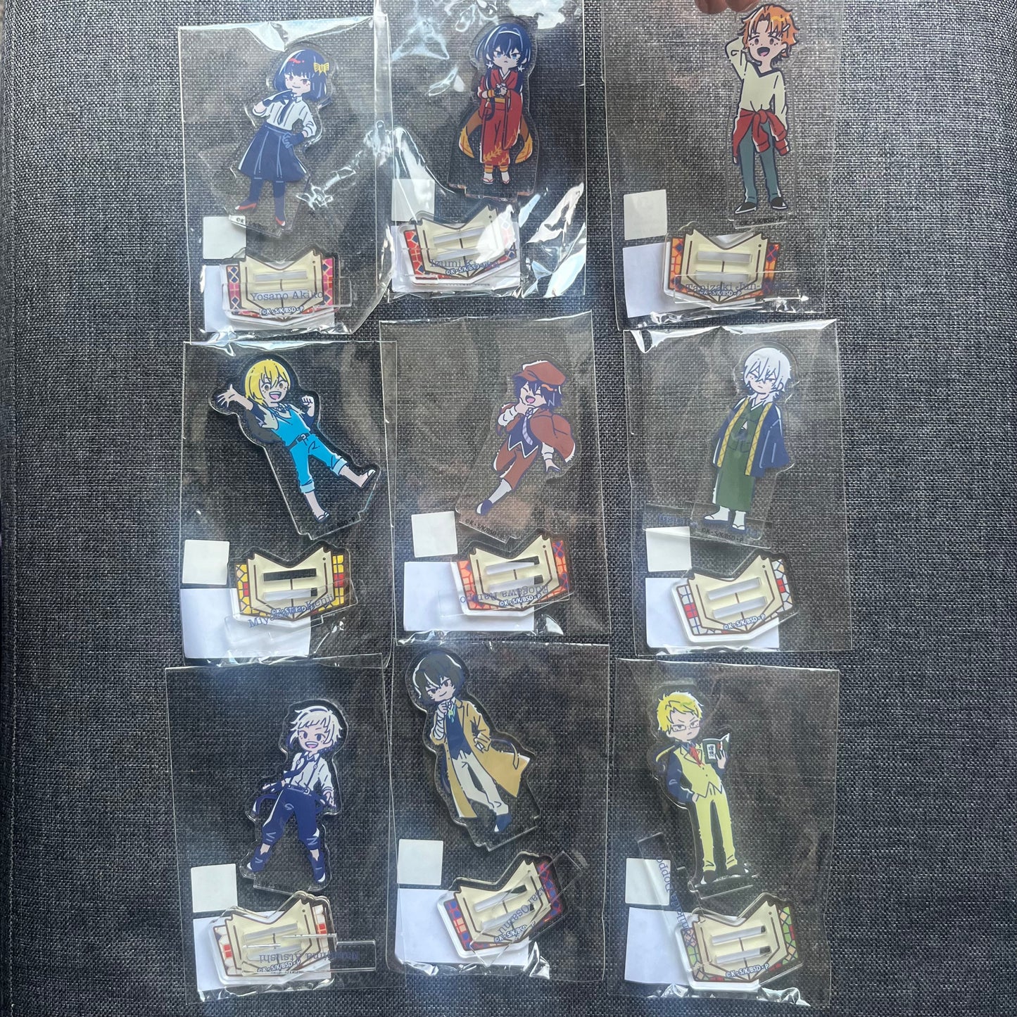 Bungou Stray Dogs Armed Detective Agency Retro Style Acrylic Standees