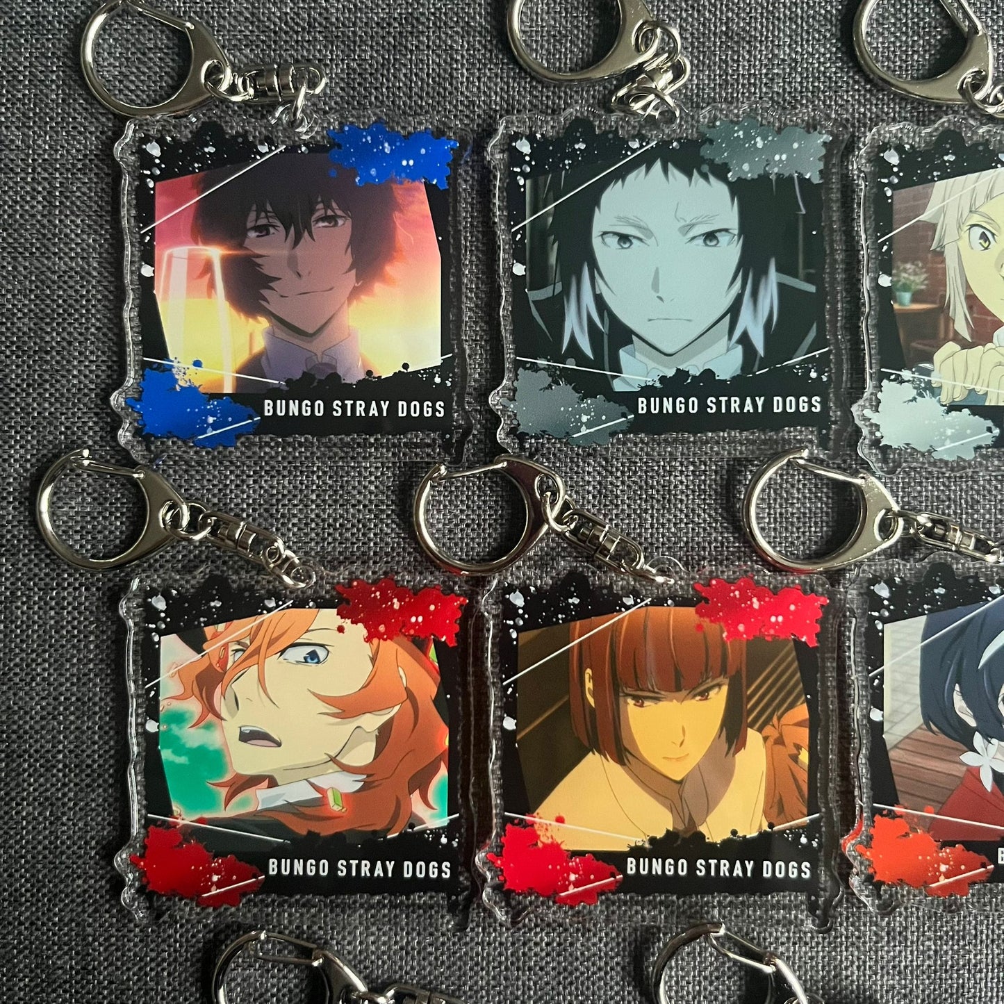 Bungou Stray Dogs Scene Acrylic Charms