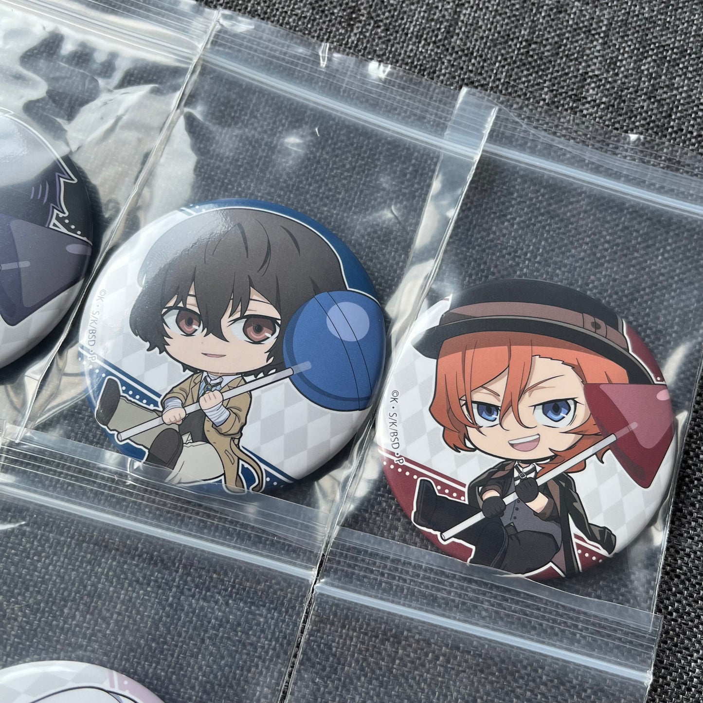 Bungou Stray Dogs Lollipop Badges