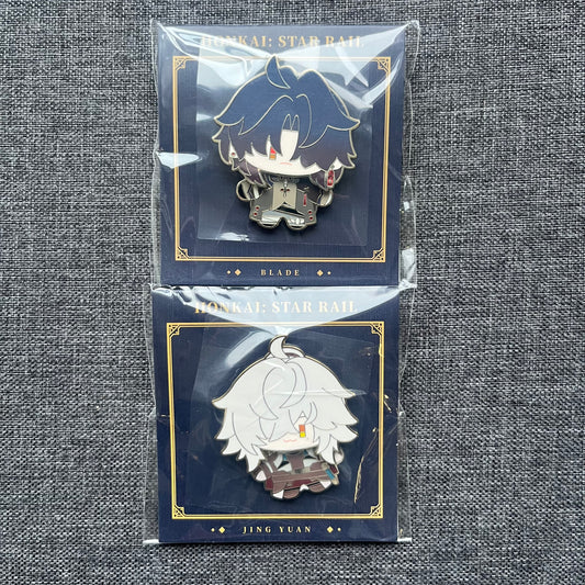 Honkai Star Rail Blade / Jing Yuan Blade Enamel Pins
