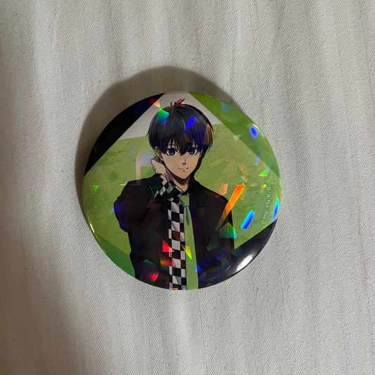 Blue Lock Isagi Holographic Streetwear Badge