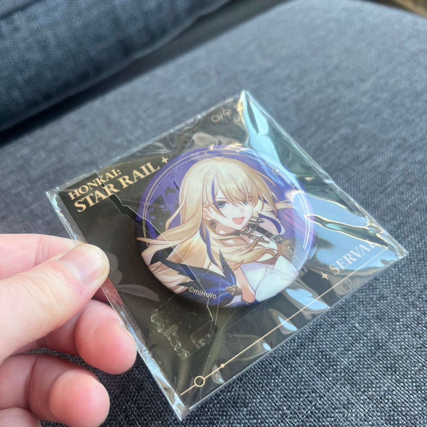 *DAMAGED PACKAGING* Honkai Star Rail Serval Circle Badge