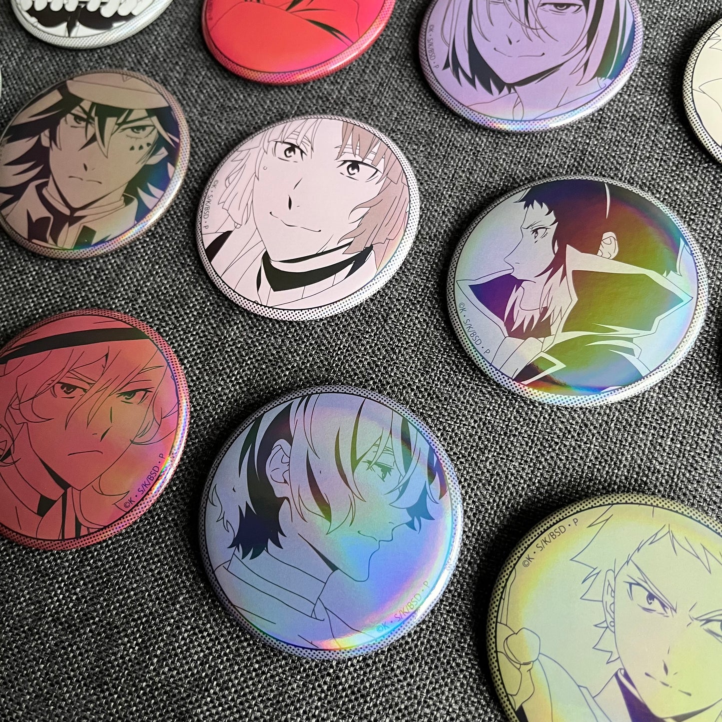 Bungou Stray Dogs Season 4/5 Holographic Badges