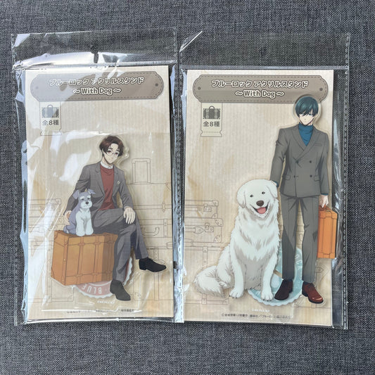 Blue Lock With Dog Acrylic Standees