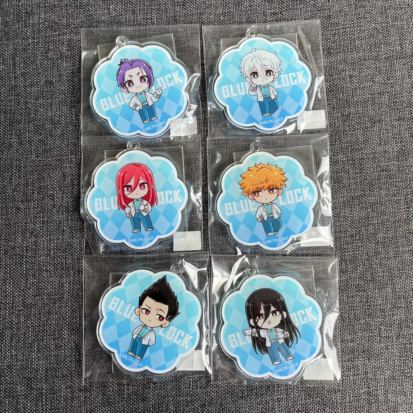 Blue Lock White Day Acrylic Charms